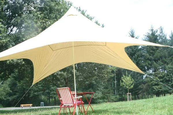 Sonnensegel  Pyramide für Camping und Freizeit Set - 2