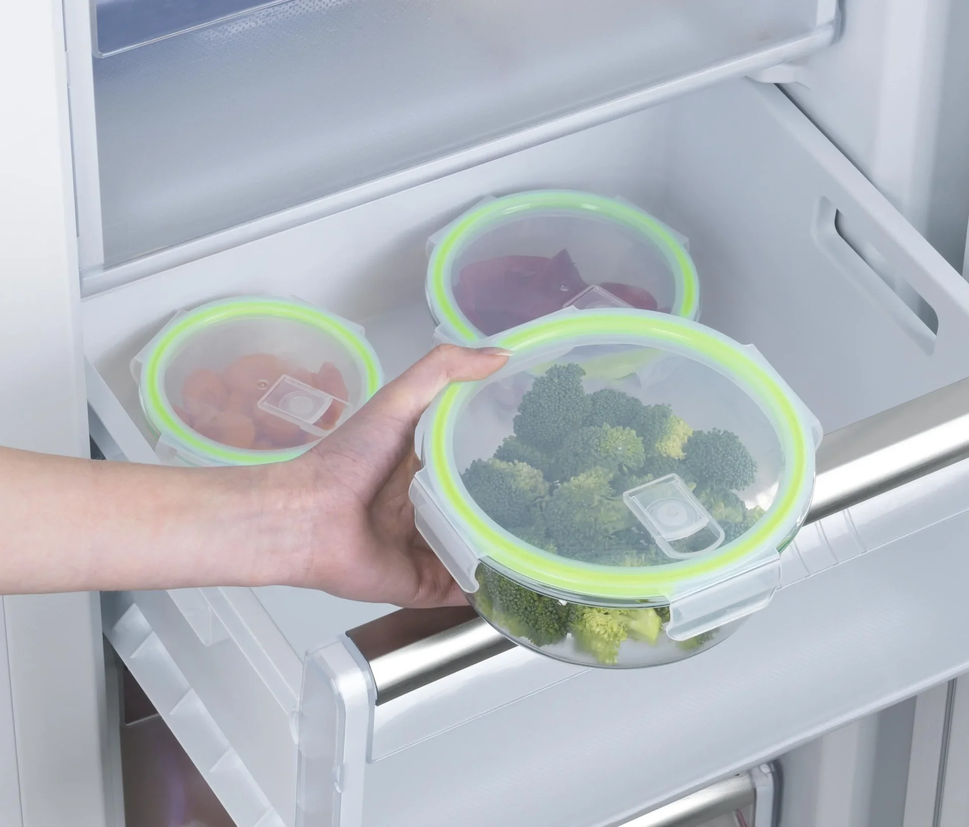 Glas Frischhaltedosen "Klick it", rund, 6-teilig - 4