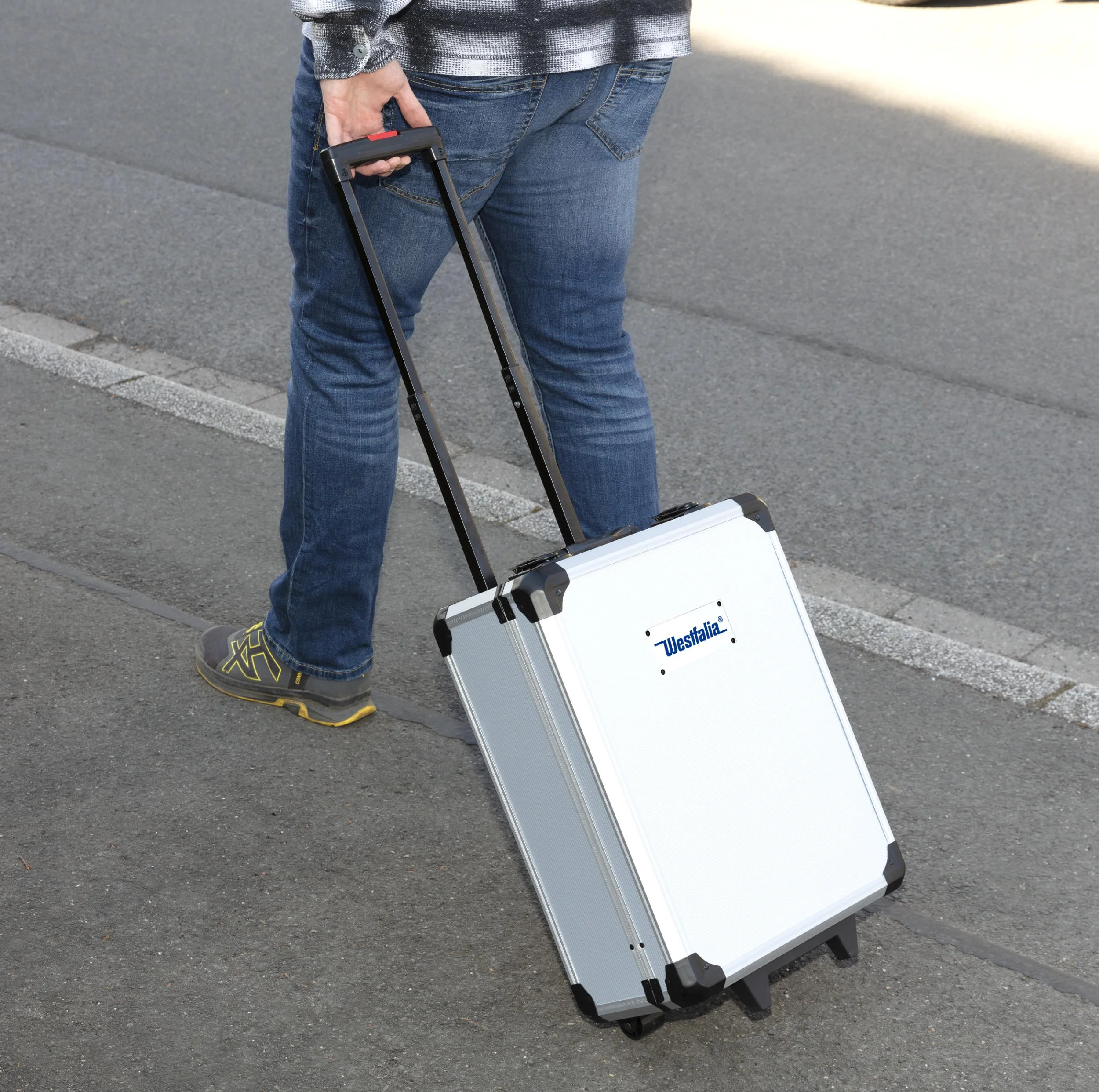 Werkzeugkoffer auf Rollen, bestückt, 186-teilig - 4