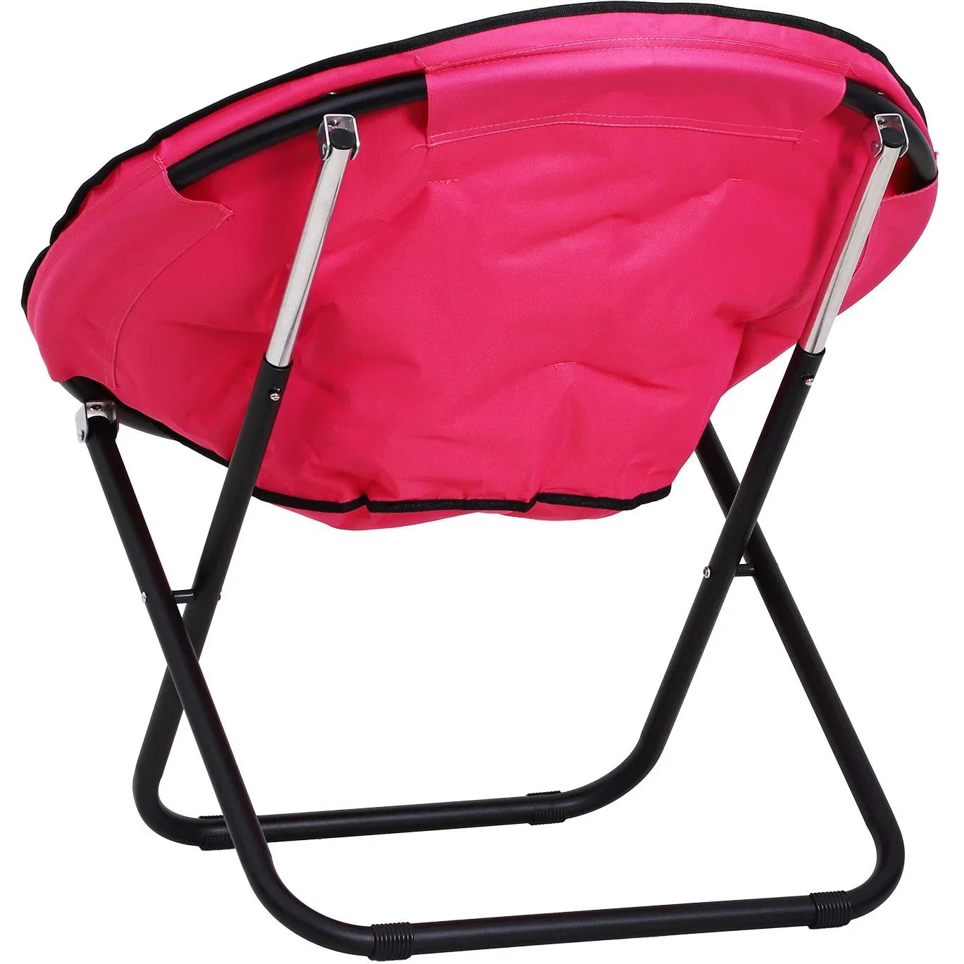 Klappstuhl Klappsessel Gartenstuhl Polstersessel faltbar Rosa 80 x 80 x 75 cm - 0
