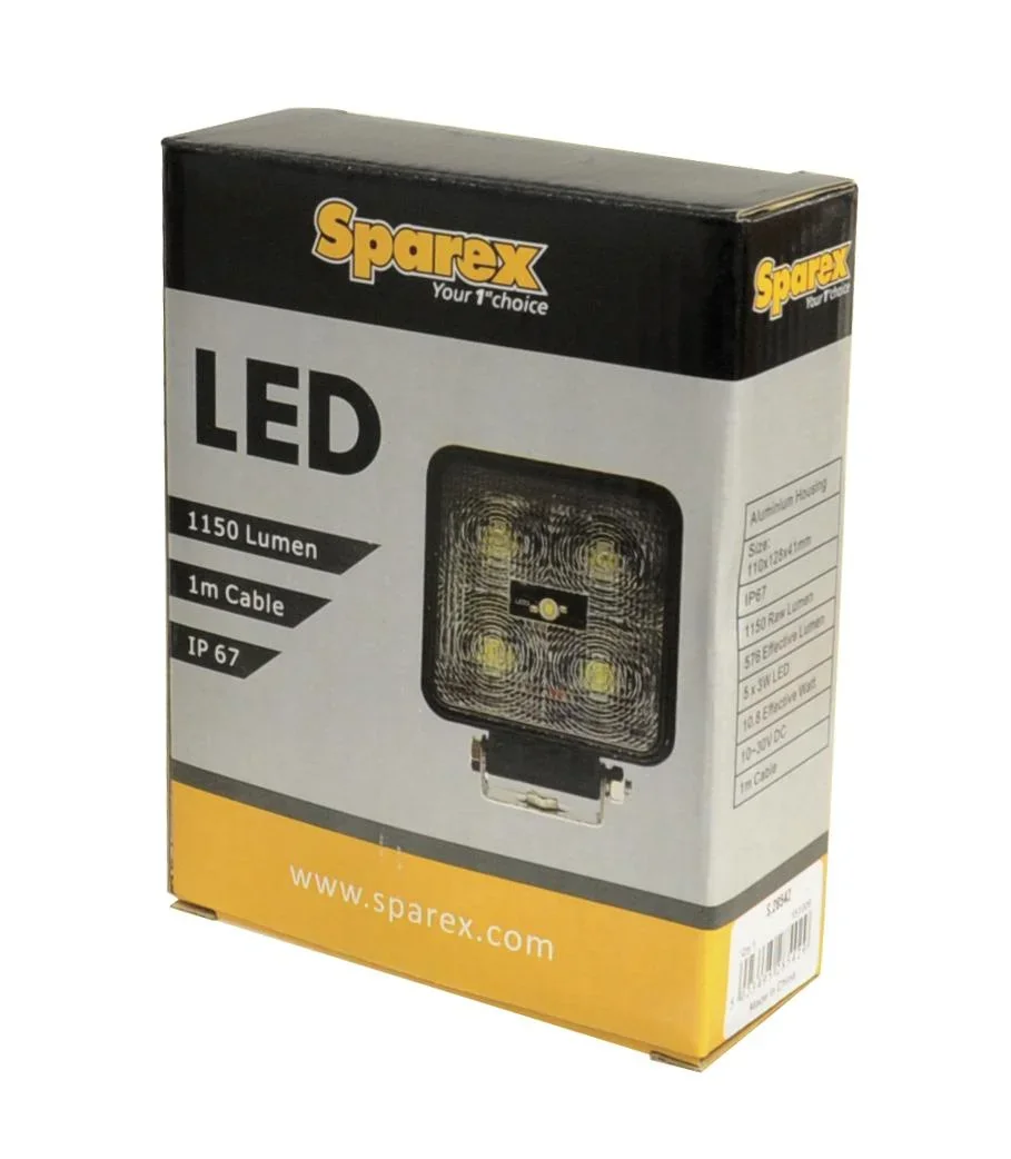 LED-Arbeitsscheinwerfer, quadratisch, 1800 LM - 1