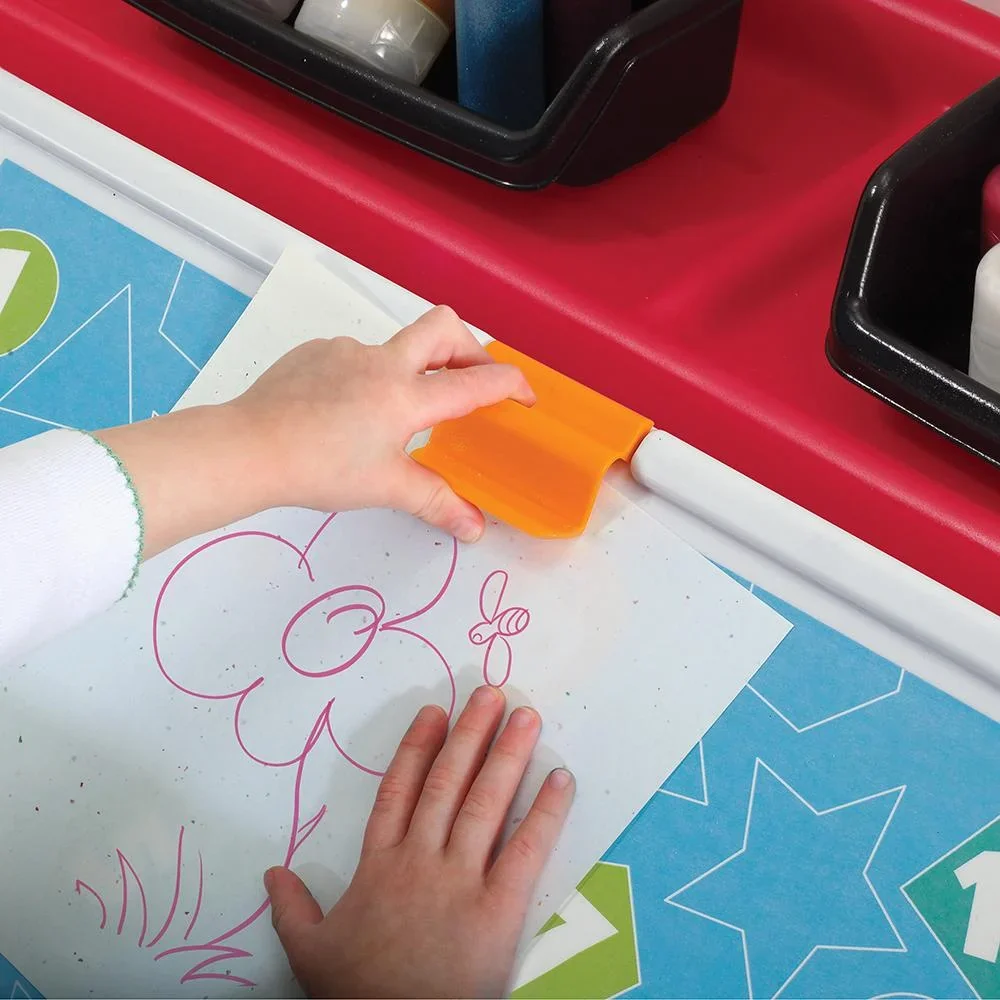 2-in-1 Toy Box & Art Deckel - 0