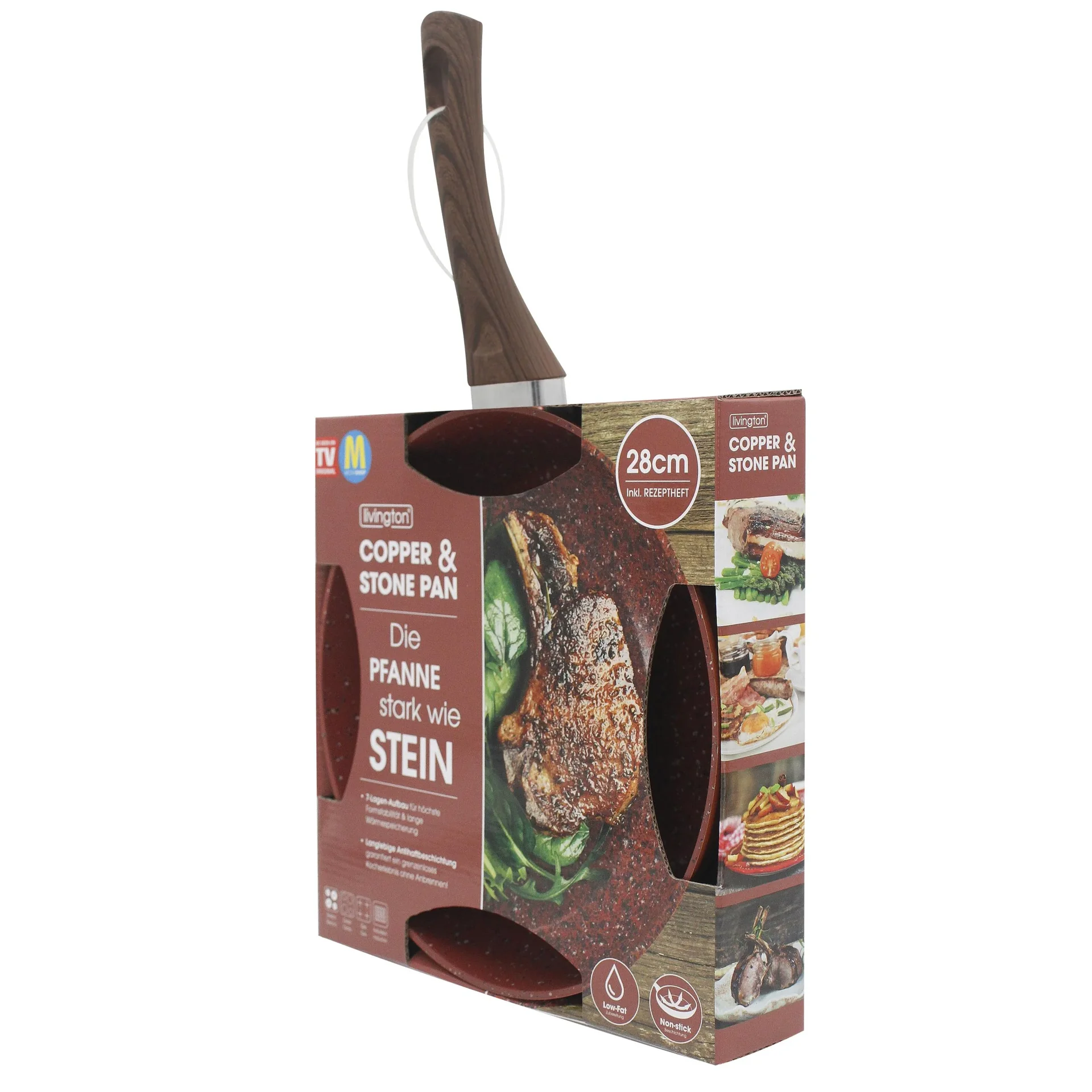 Copper & Stone Pfanne, 28 cm - 0