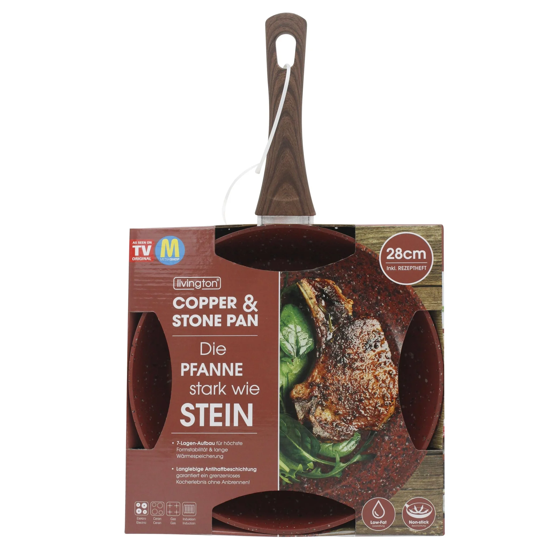 Copper & Stone Pfanne, 28 cm - 4