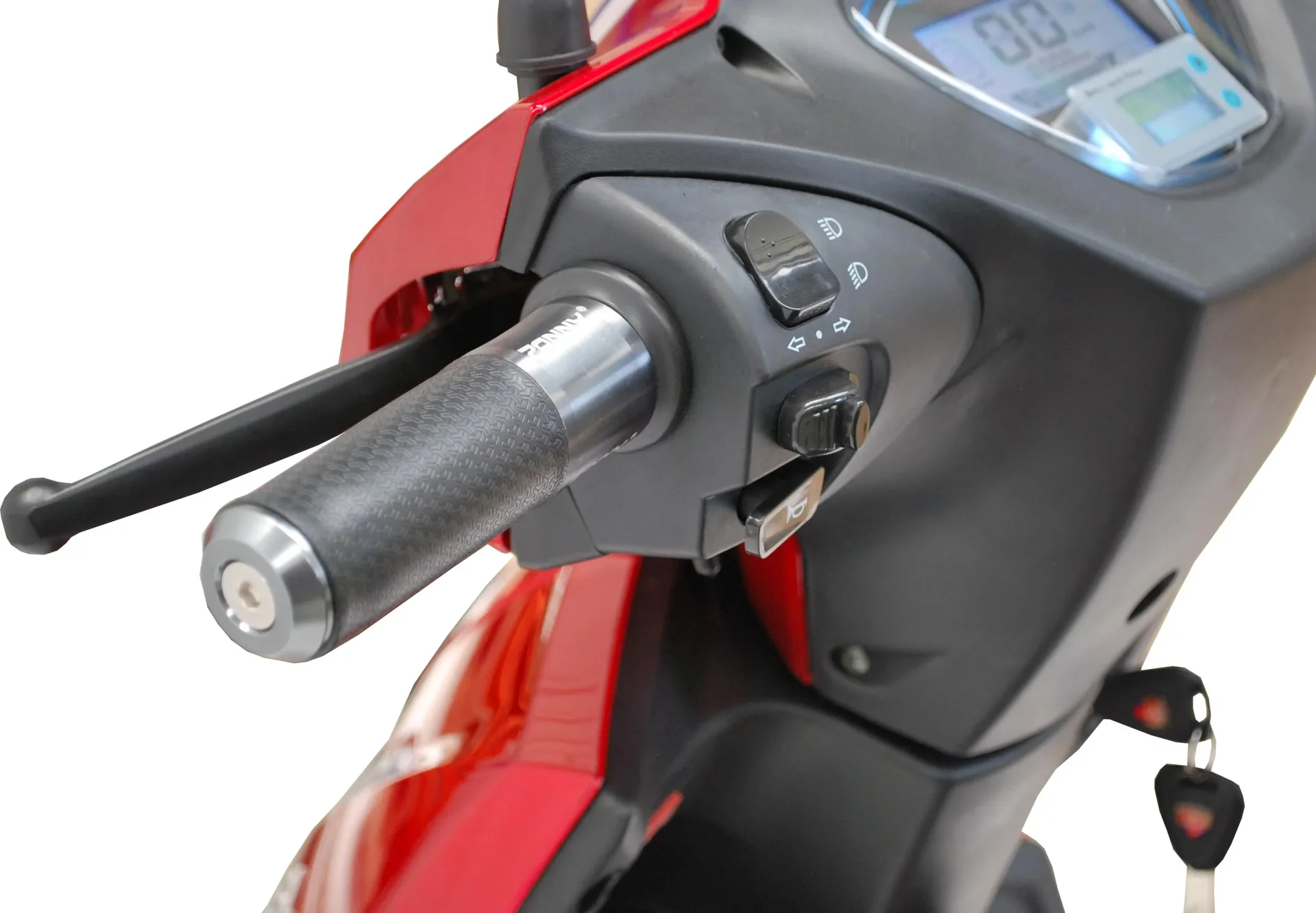 Elektromobil rot - herausnehmbarer Li-Io Akku 20 Ah - 25 km/h - 1000 Watt Seniorenmobil - 7