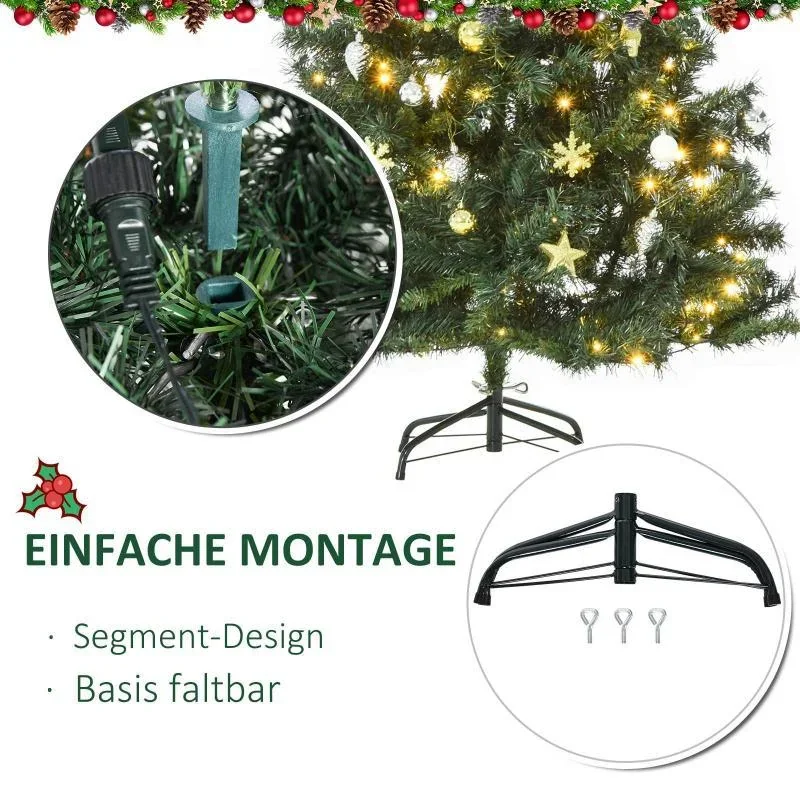 Künstlicher Weihnachtsbaum mit 120 LEDs grün - 4