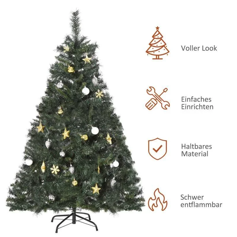 Künstlicher Weihnachtsbaum mit 120 LEDs grün - 5