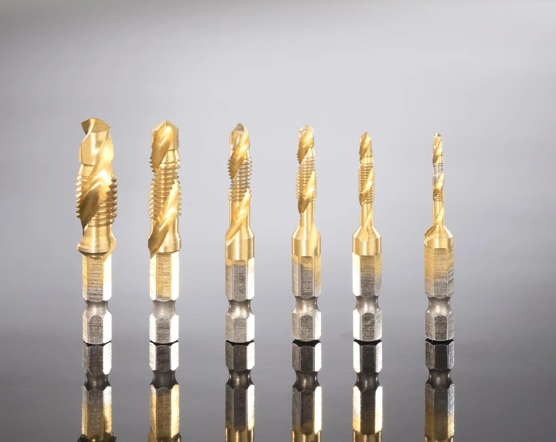 Titan Gewindeschneidbohrer-Satz 6-teilig - 0