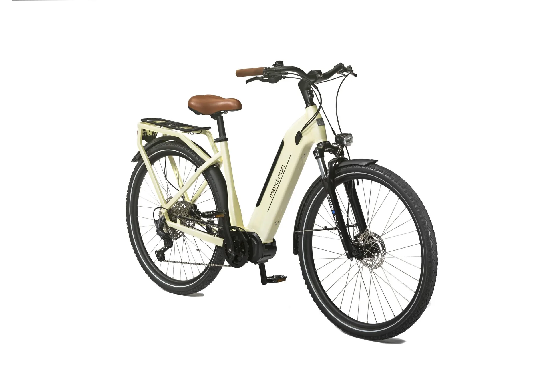 Unisex E-Trekkingbike, 28 Zoll, Rahmengröße 50 cm, 11-Gang Kettenschaltung, weiß, MTS-21X, - 1