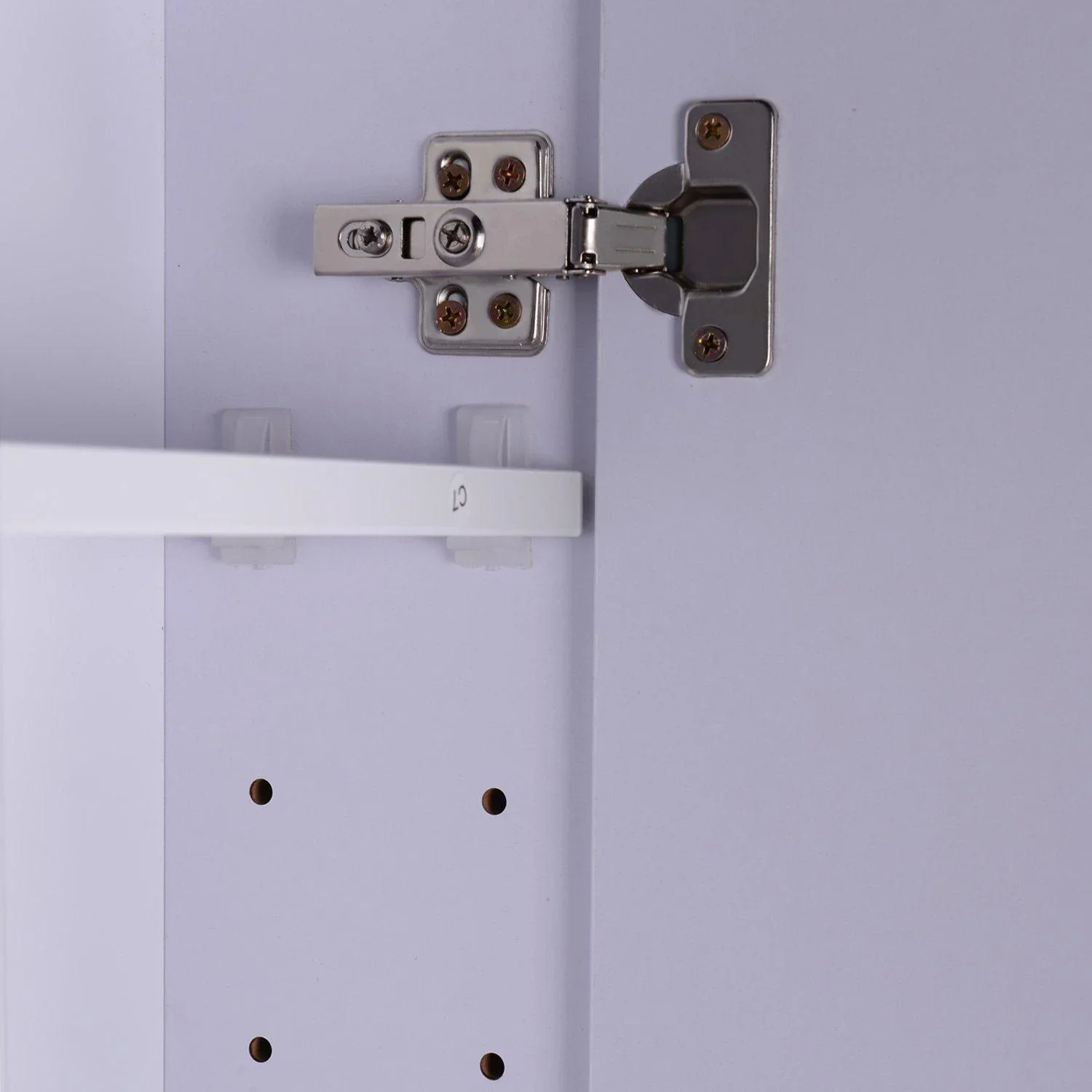 Spiegelschrank Badezimmerschrank Hängeschrank 75 x 60 x 15 cm - 0