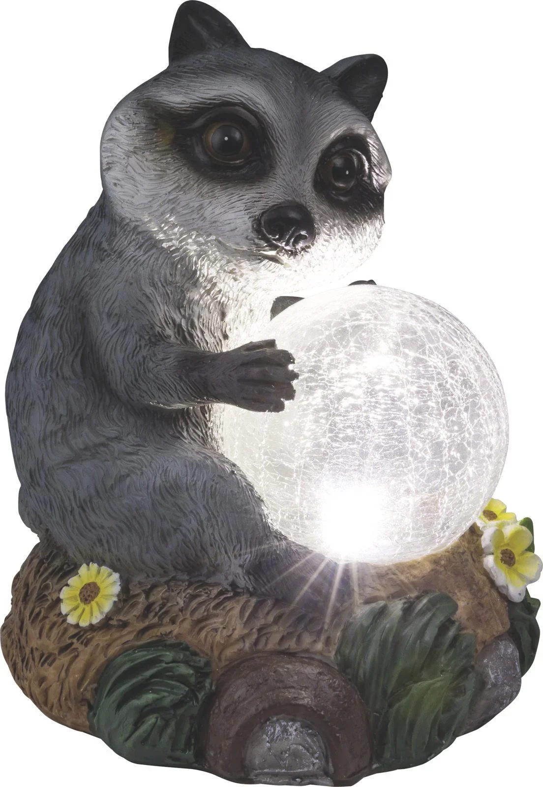 Solar LED Leuchte Waschbär - 1