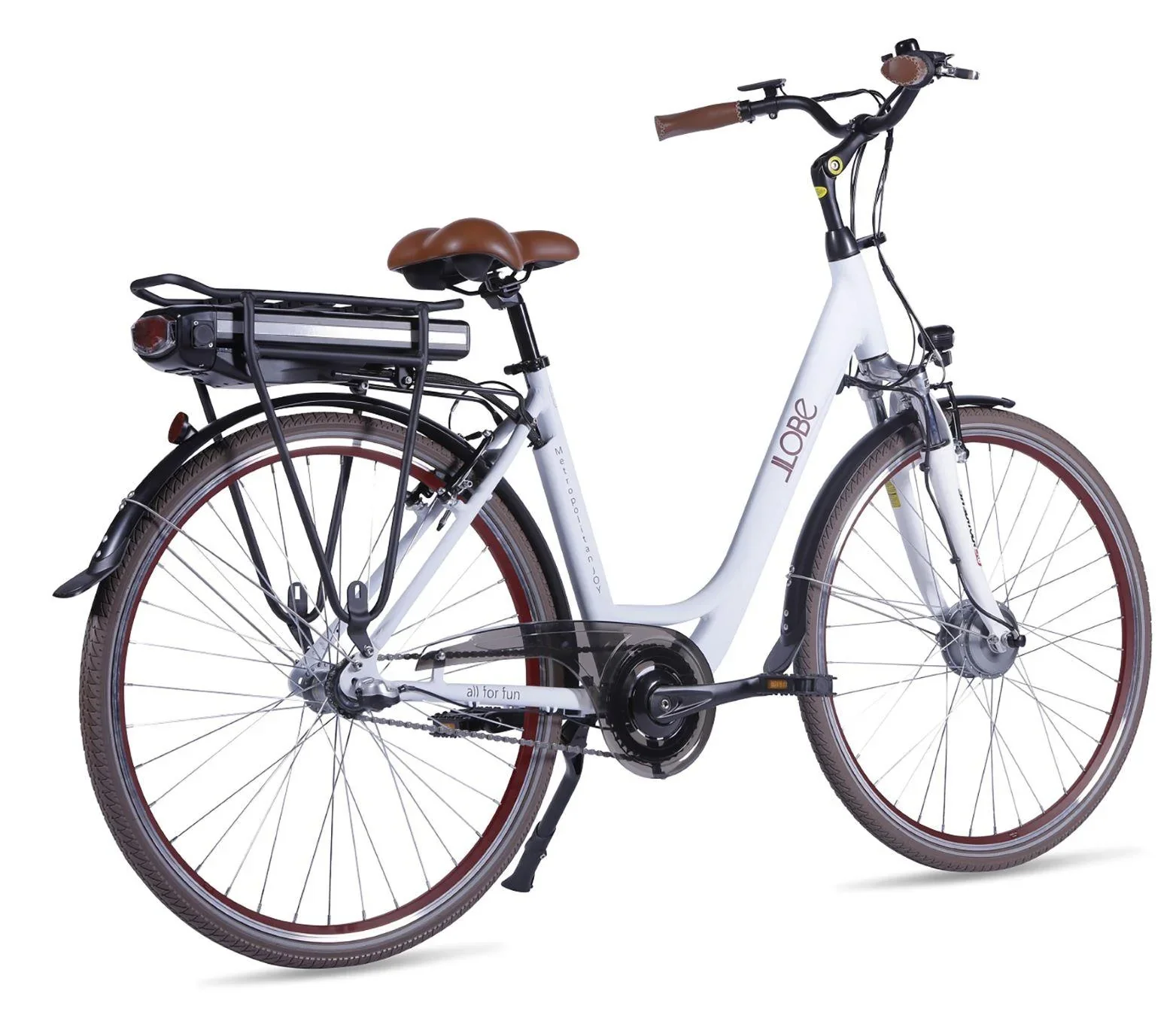 Unisex City E-Bike 28 Zoll, Rahmengröße 50 cm, 7-Gang Nabenschaltung, Metropolitan Joy 2.0 Modernwhite 8Ah - 2