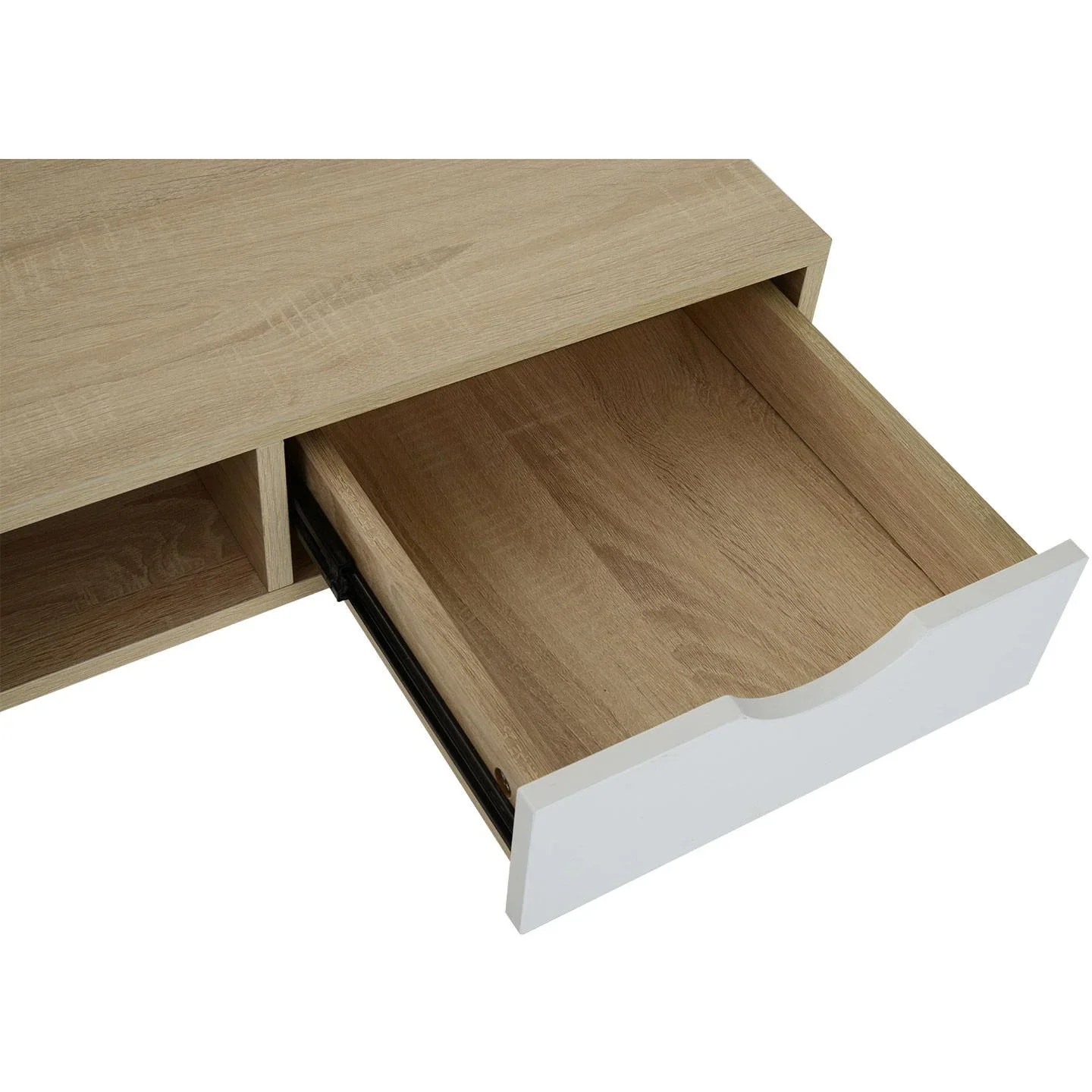 Schreibtisch PC-Tisch Bürotisch Arbeitstisch Computertisch mit 2 Schubladen 120 x 60 x 76 cm - 2