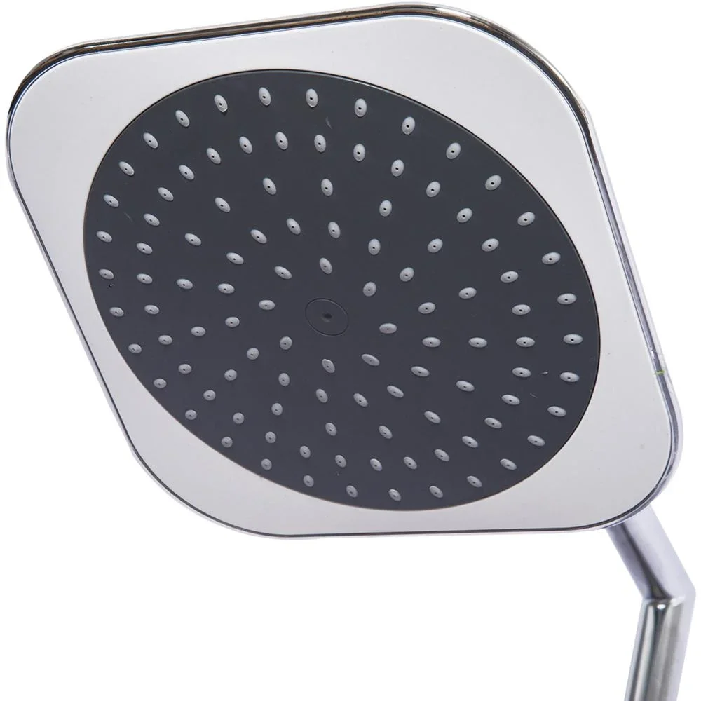 Regendusche Duschsystem Handbrause 5 Duschmodi Eckig Silber - 7