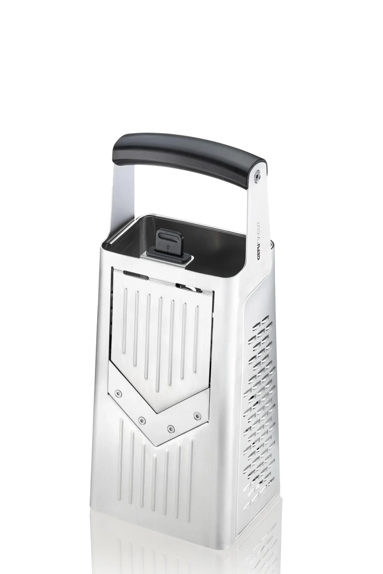 Vierkantreibe V-CUT mit 3-fach verstellbarem Hobel, Edelstahl - 1