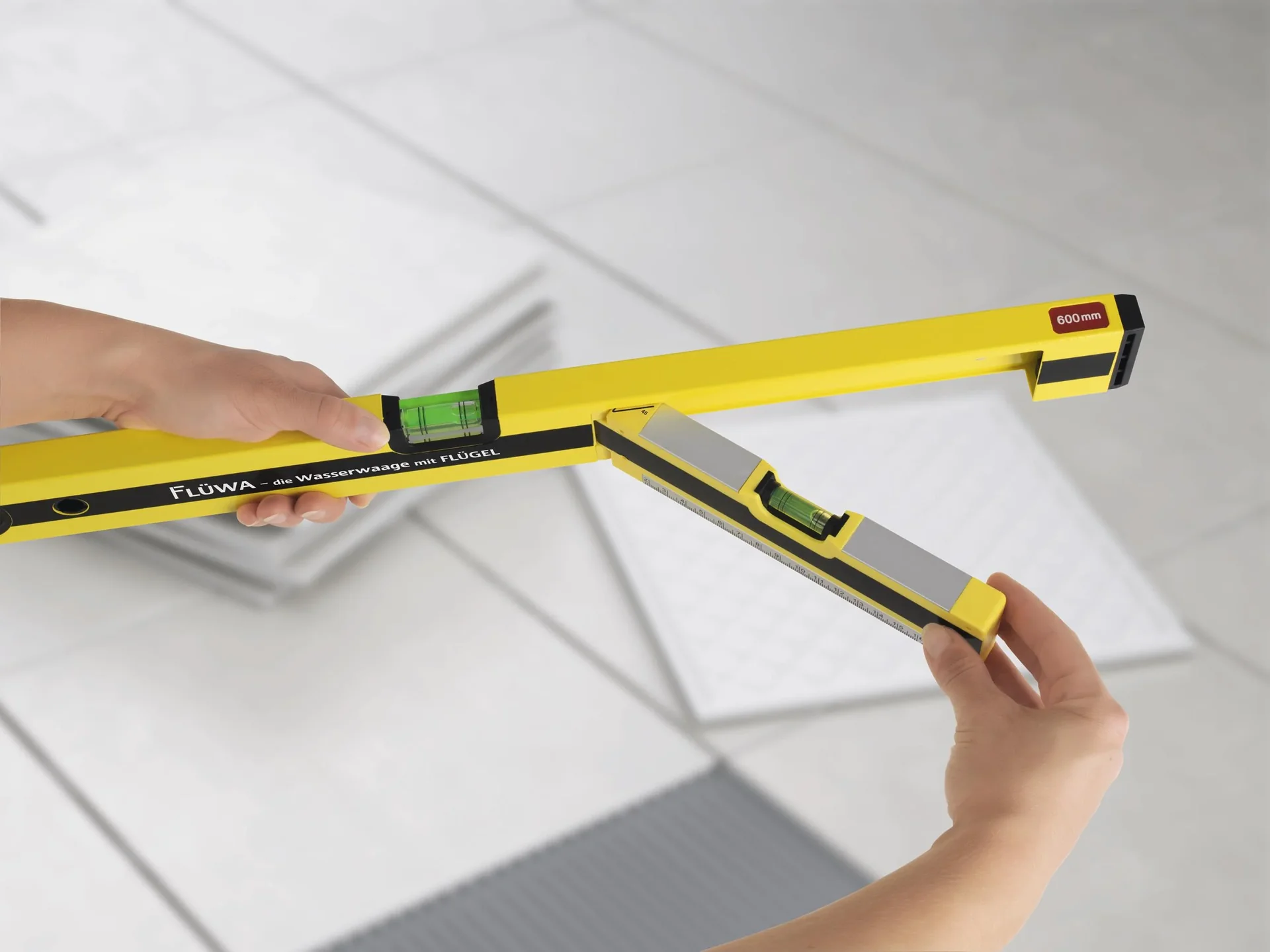 FLÜWA Wasserwaage mit Flügel, 60 cm - 0