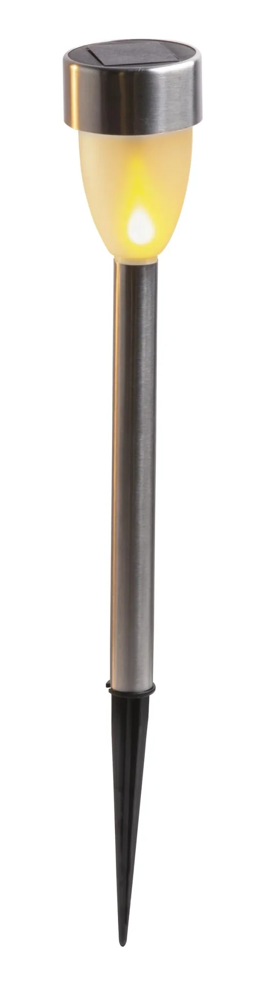 Solar LED Edelstahl Leuchten – 5 Stück - 4