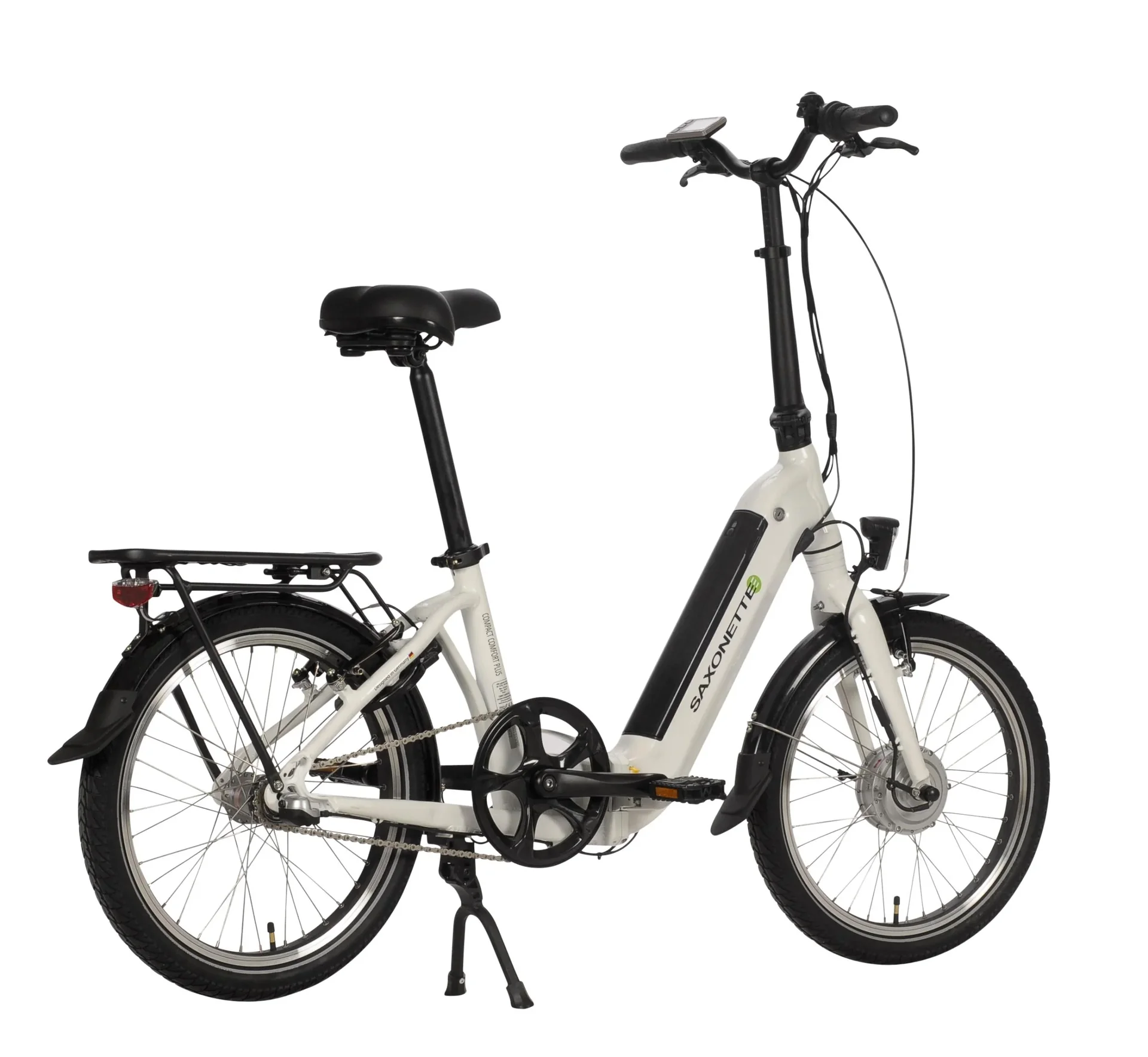 Unisex E-Faltrad, 20 Zoll, Rahmenhöhe 33 cm,3 Gang Nabenschaltung, weiß, Sylt - 4