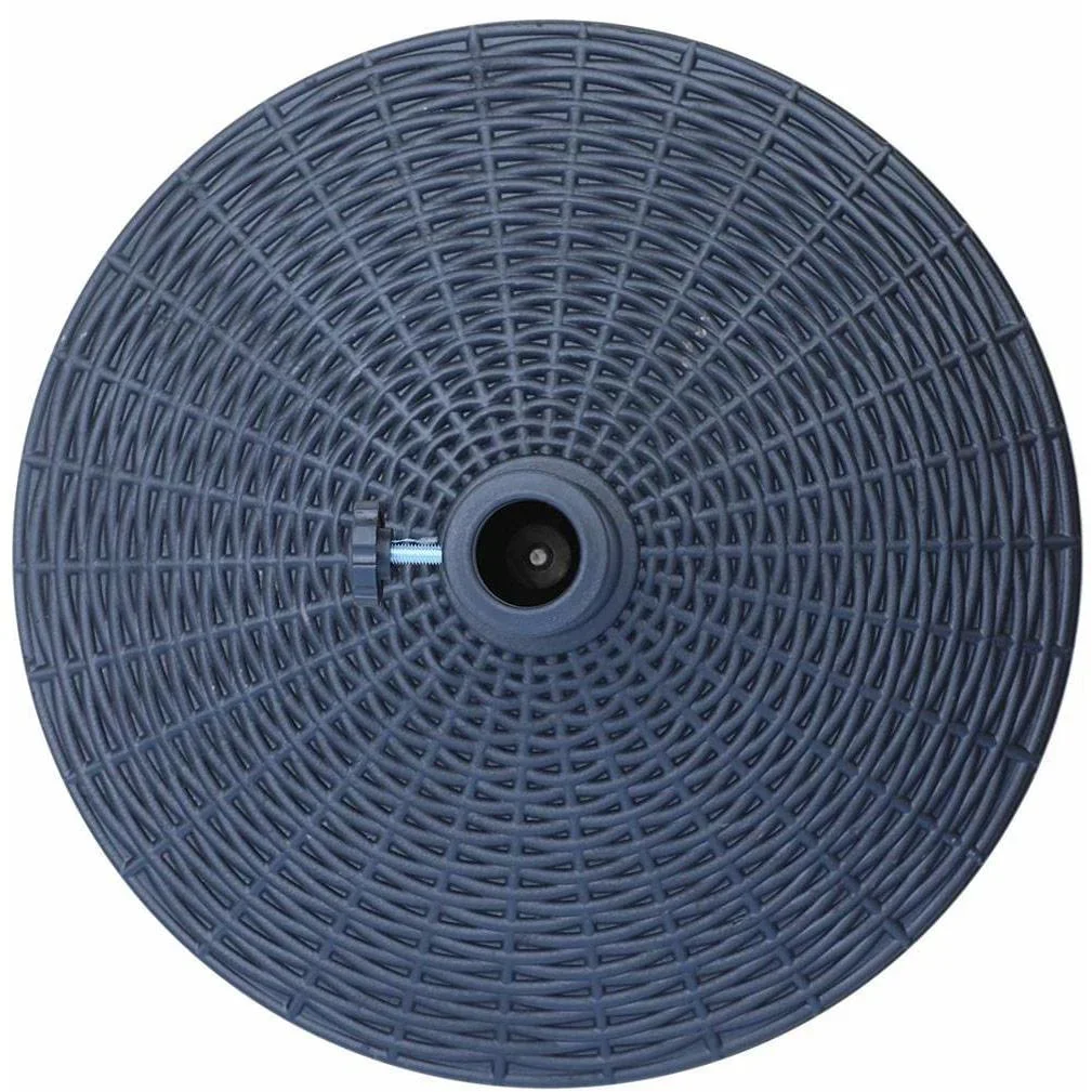 Sonnenschirmständer Schirmständer Schirmhalter Schirmfuß 25 kg Rattanoptik Ständer Schirm Ø38/Ø48 mm Ø52 x 41 cm - 1