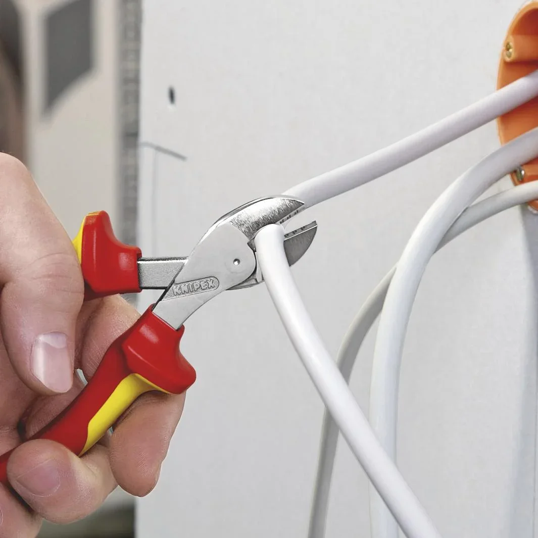 KNIPEX X-Cut Kompakt-Seitenschneider isoliert mit Mehrkomponenten-Hüllen 160 mm - 0