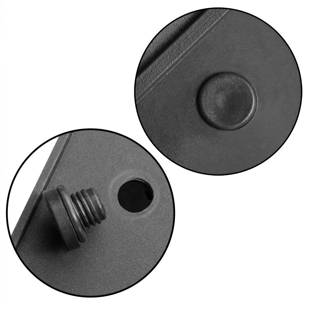 Polyrattan Pflanzgefäß grau 95x27x60cm - 3