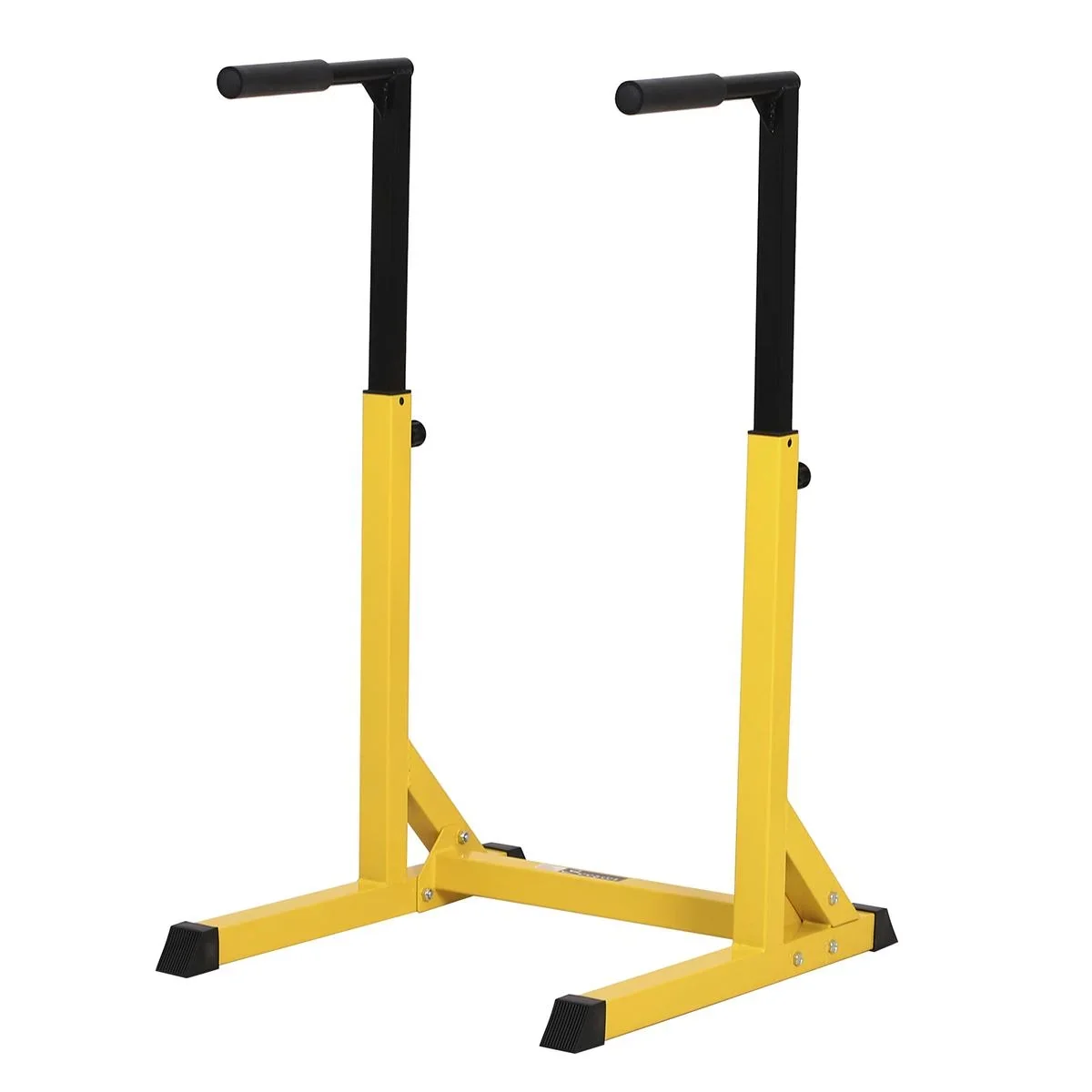 Dipstation Klimmzugstange Kraftstation mit Hantelbank Bauchtrainer klappbar Rückentrainer Stahl Max.100KG ideal für Hom - 1