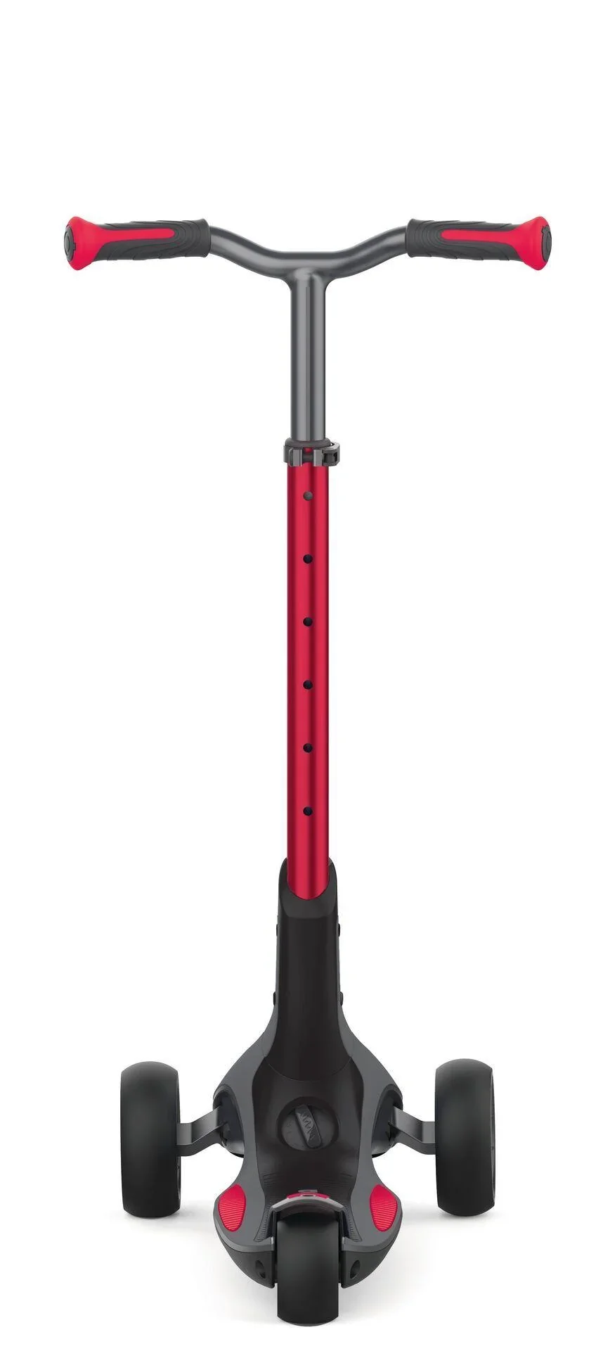 ULTIMUM   Tretroller Kinder Erwachsene, 125/90 mm extra breit, ABEC 7, 3-rädrig, höhenverstellbar, rot - 8