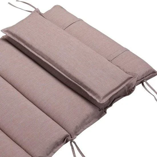 Kissen Sonnenliege - Creme gesprenkelt - 177x58x7 - 2