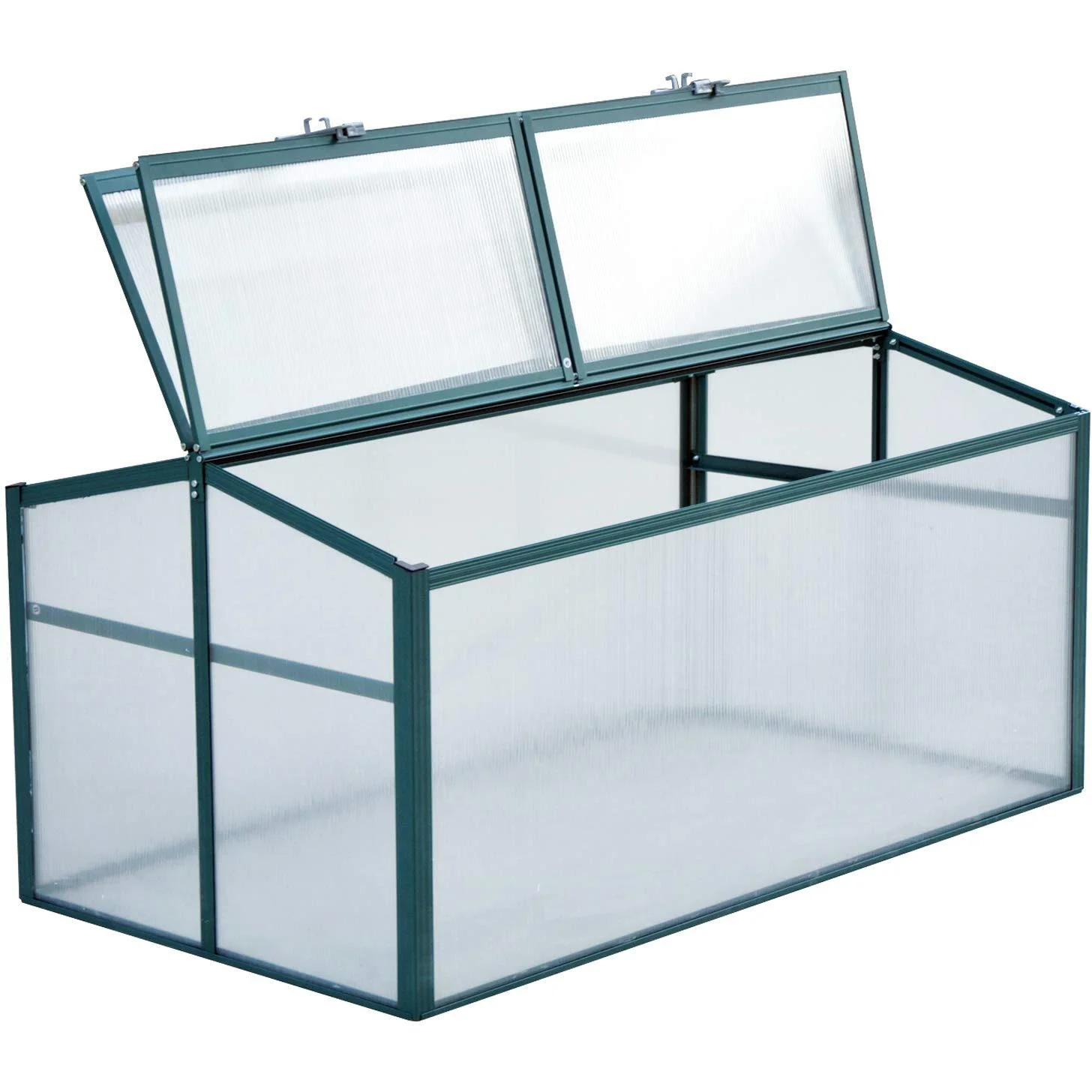 Frühbeetkasten mit verstellbarem Dach - 3