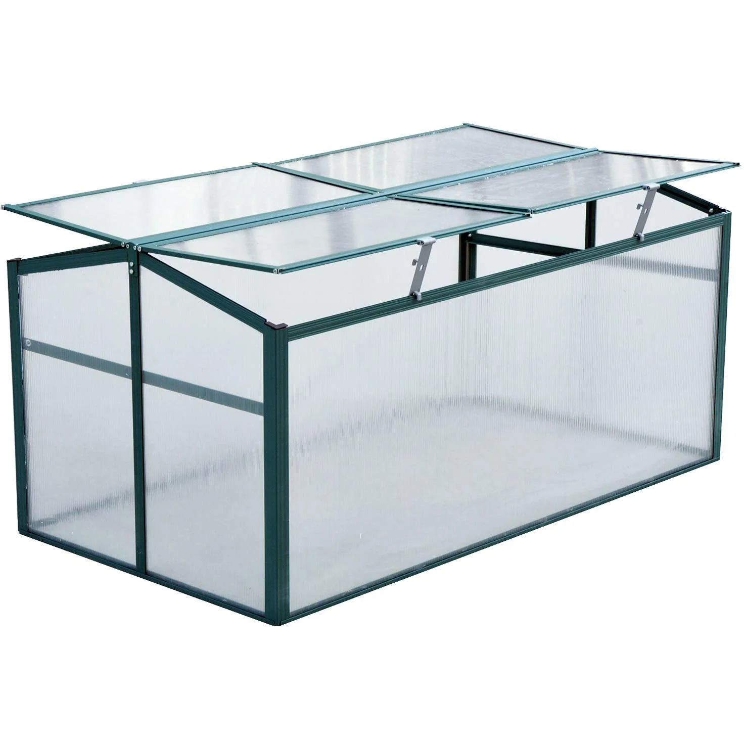 Frühbeetkasten mit verstellbarem Dach - 7