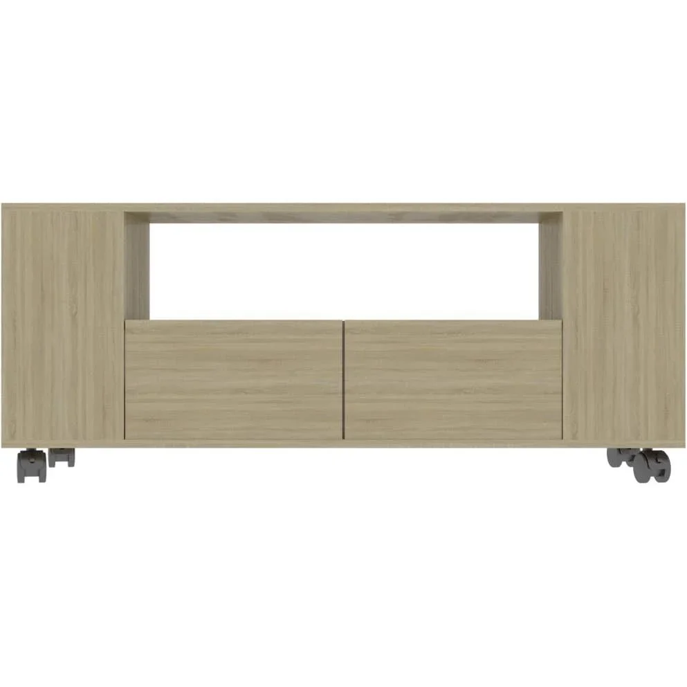 TV-Schrank 120x35x43 cm Spanplatte Eiche Sonoma - 3