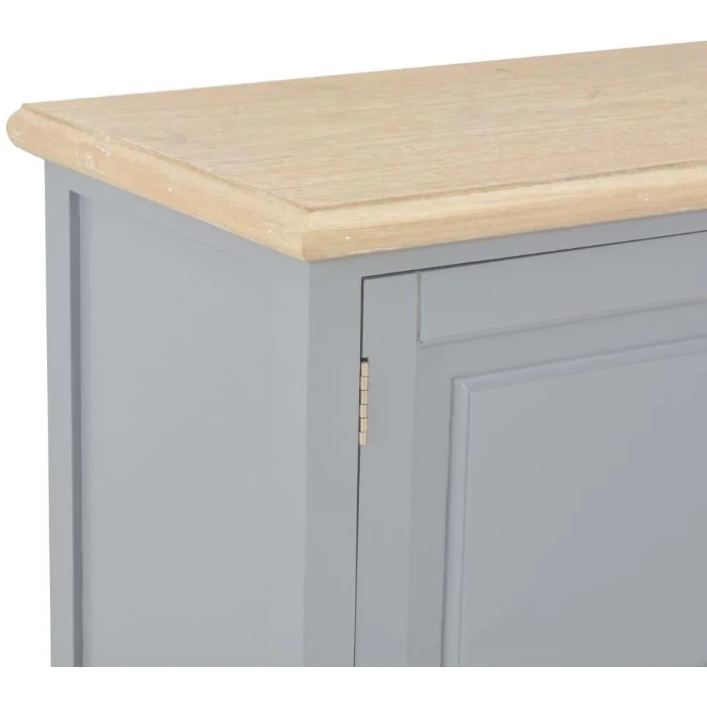 TV-Schrank 120x30x40 cm Holz grau - 1