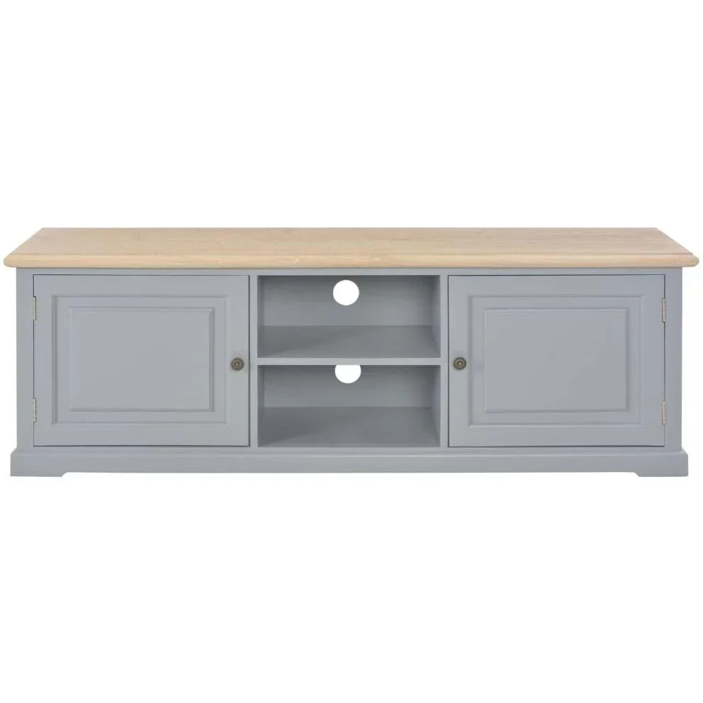 TV-Schrank 120x30x40 cm Holz grau - 2