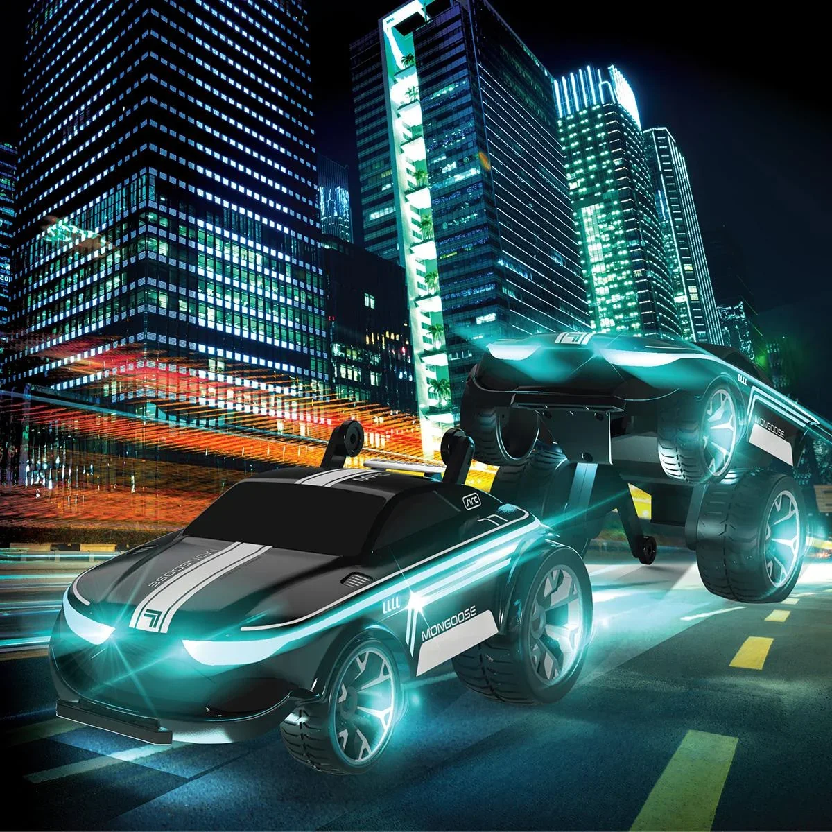 Sharper Image RC Mongoose Luftschiff Stunt Car - Mit LED - 5