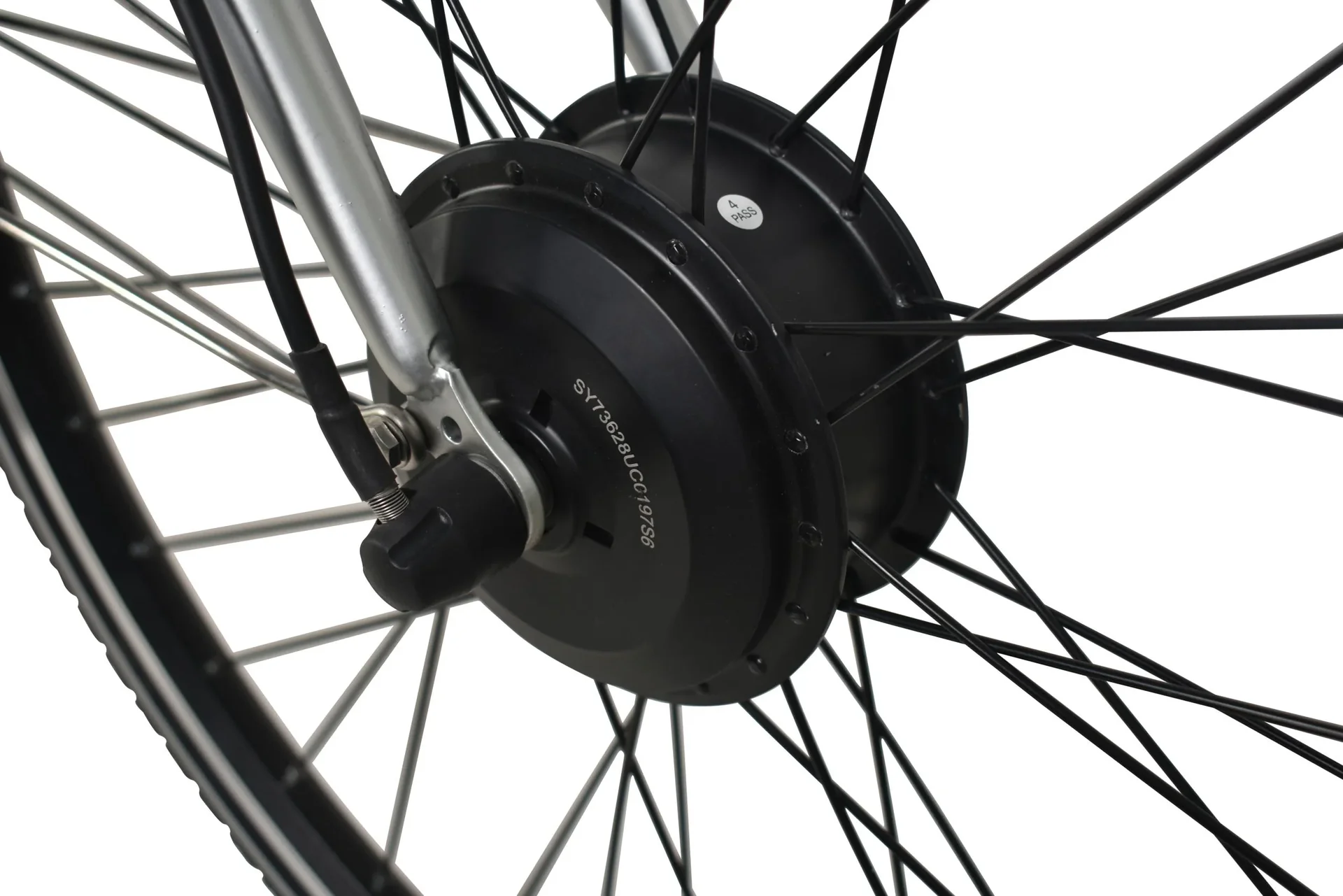 Unisex City-E-Bike, 28 Zoll, Rahmenhöhe 50 cm, 7 - Gang Nabenschaltung, silber, SilverLine, 10 Ah - 4