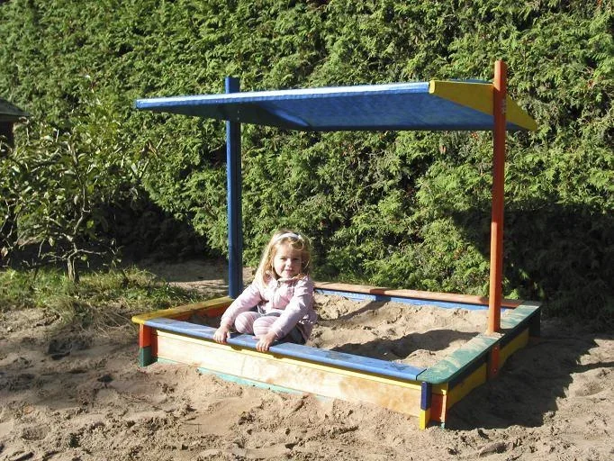 Sandkasten "Nadine" 140 mit Sonnensegel - 0