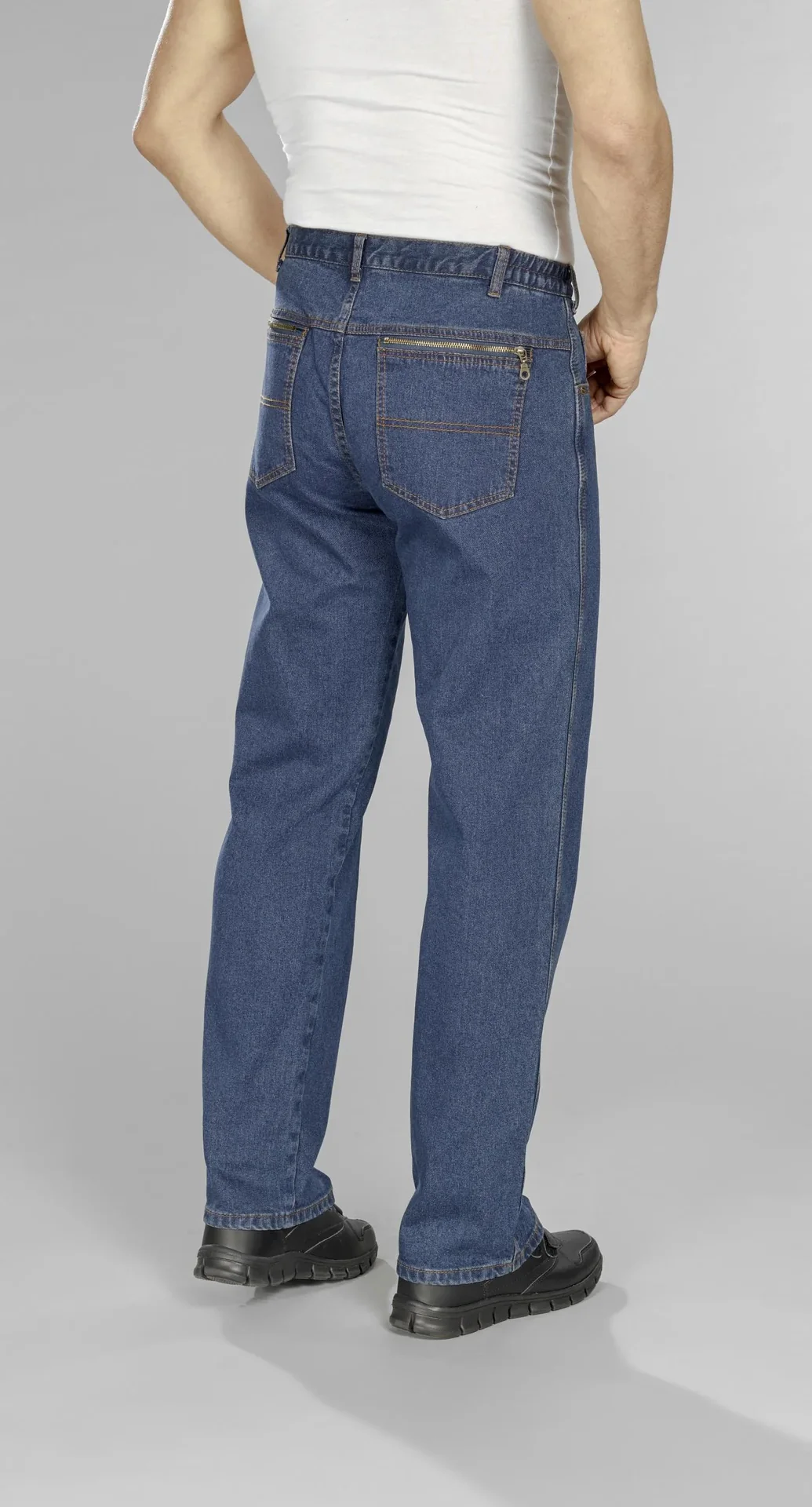 Extraleichte Reisejeans, Farbe blue stone, Gr.30 - 6