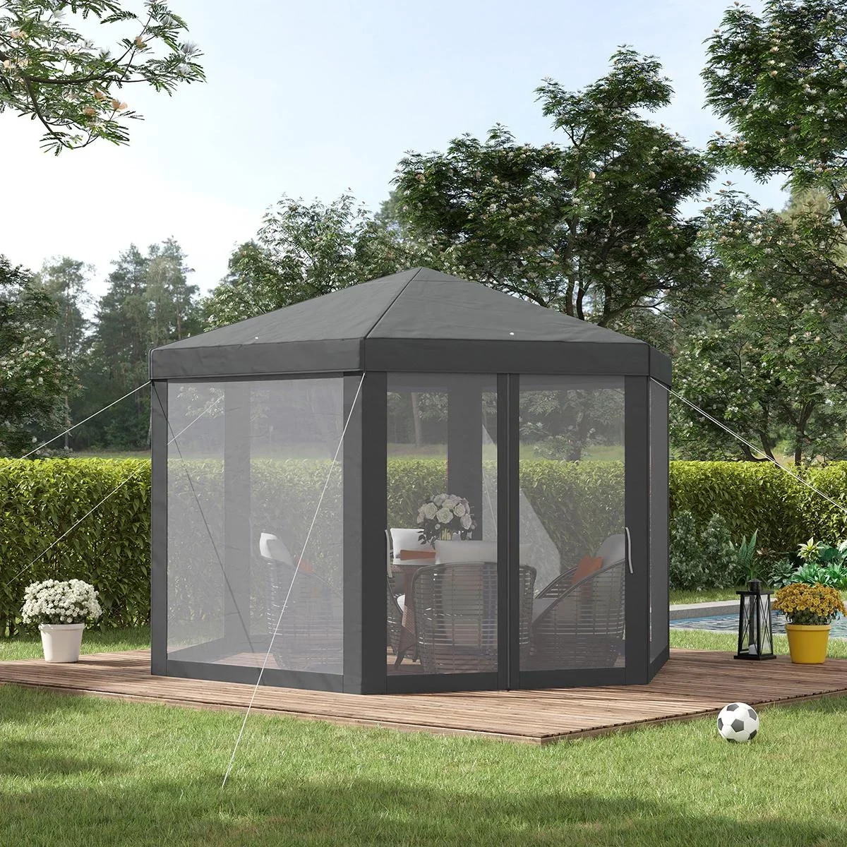 Pavillon Gartenpavillon mit Moskit - 3