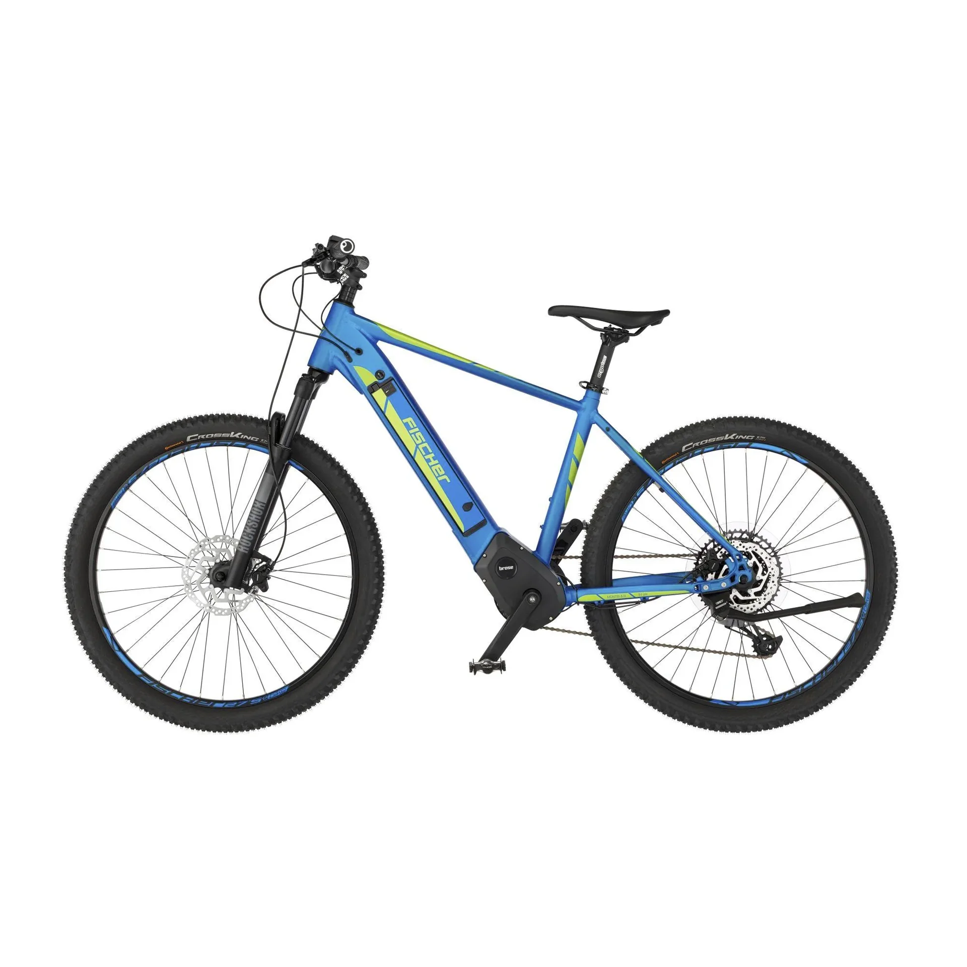 Unisex E-Bike MTB, 29 Zoll, Rahmengröße, 51 cm, 12-Gang Kettenschaltung, blau matt, MONTIS 6.0i - 4