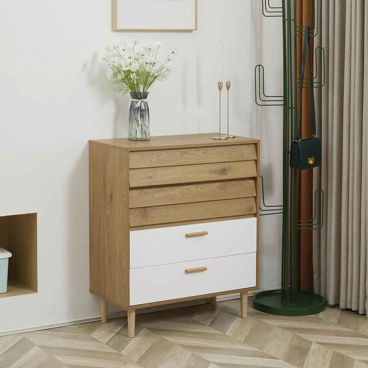 Kommode Schubladenschrank Beistellschran - 1