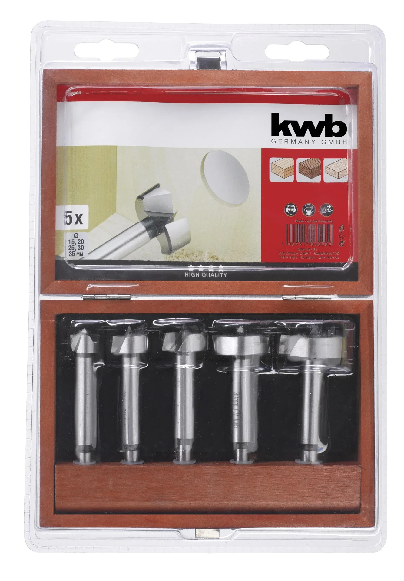 Forstner- Bohrersatz 5-teilig - 1