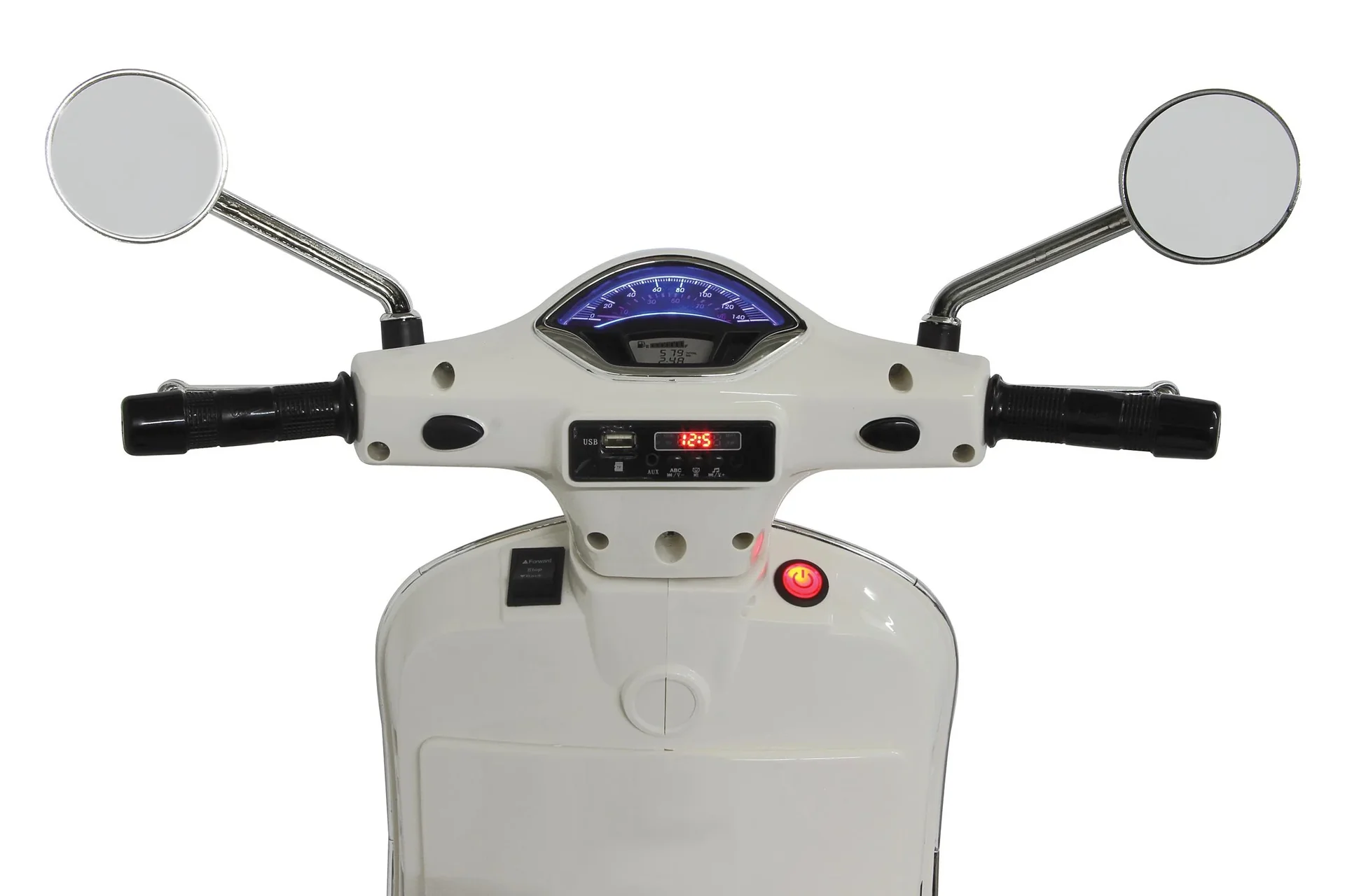 Ride-on Vespa für Kinder, 12 Volt, Weiß - 5