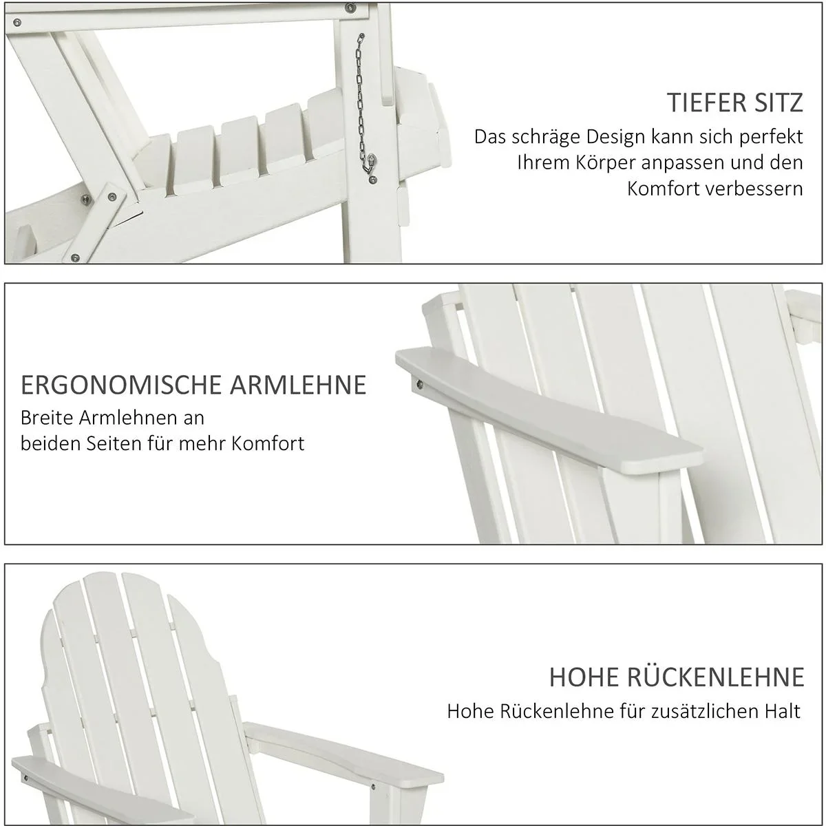 Adirondack Gartenstuhl faltbar Gar - 2