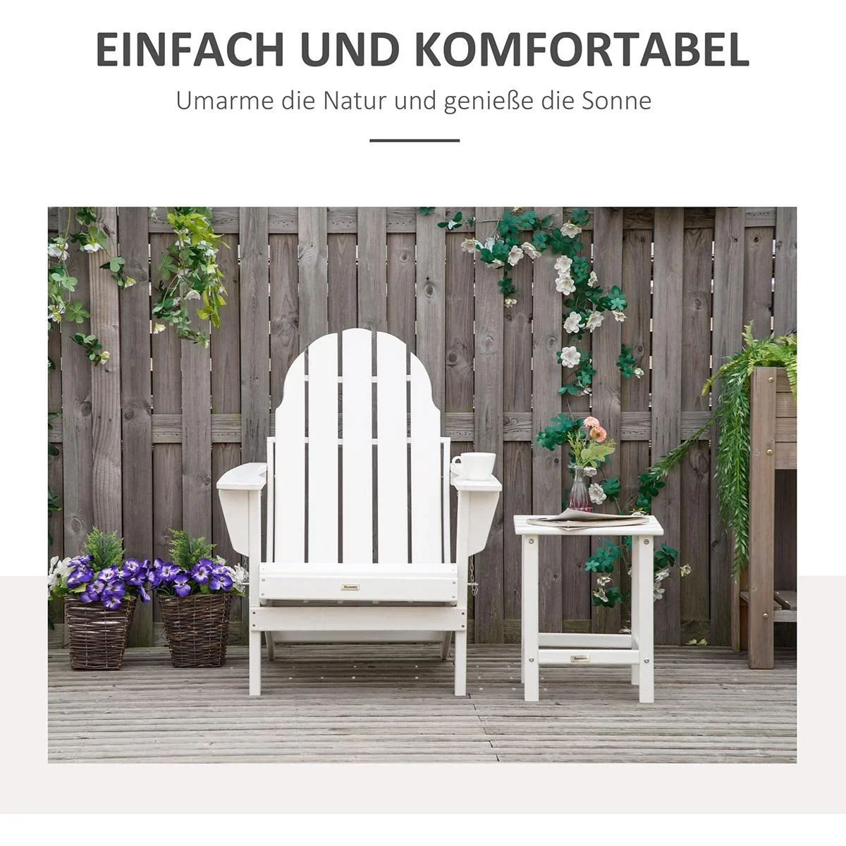 Adirondack Gartenstuhl faltbar Gar - 3