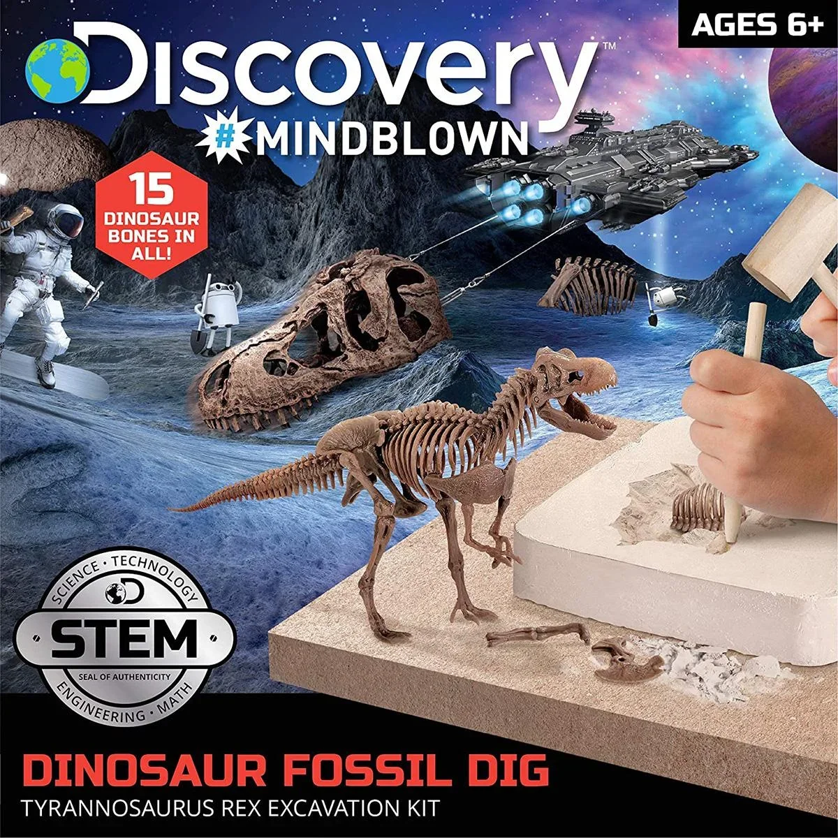 Discovery Mindblow - Dinosaurier graben " " 3D Puzzle - Grabungsset - Archäologie - 7