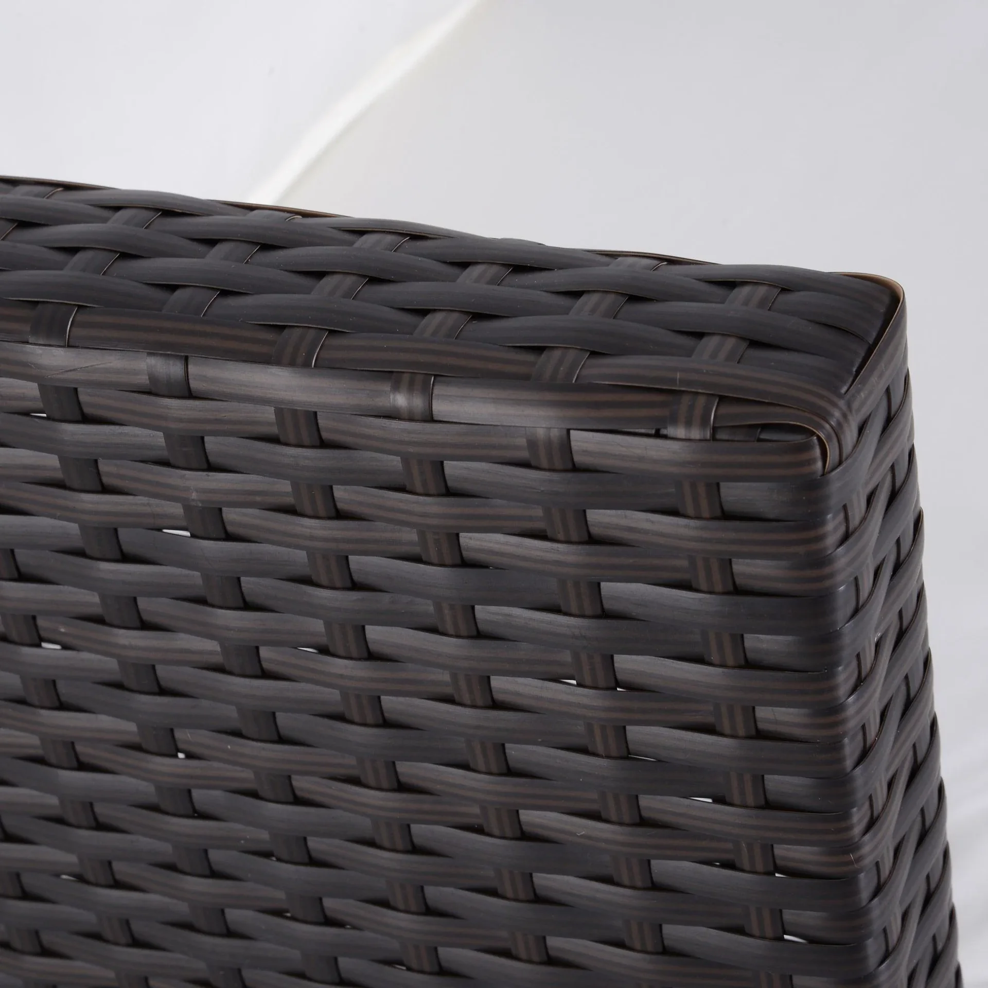 3-tlg, Gartenmöbel Gartensofa Lounge Gartenset Sitzgruppe Rattenmöbel Braun Polyrattan + Metall - 3