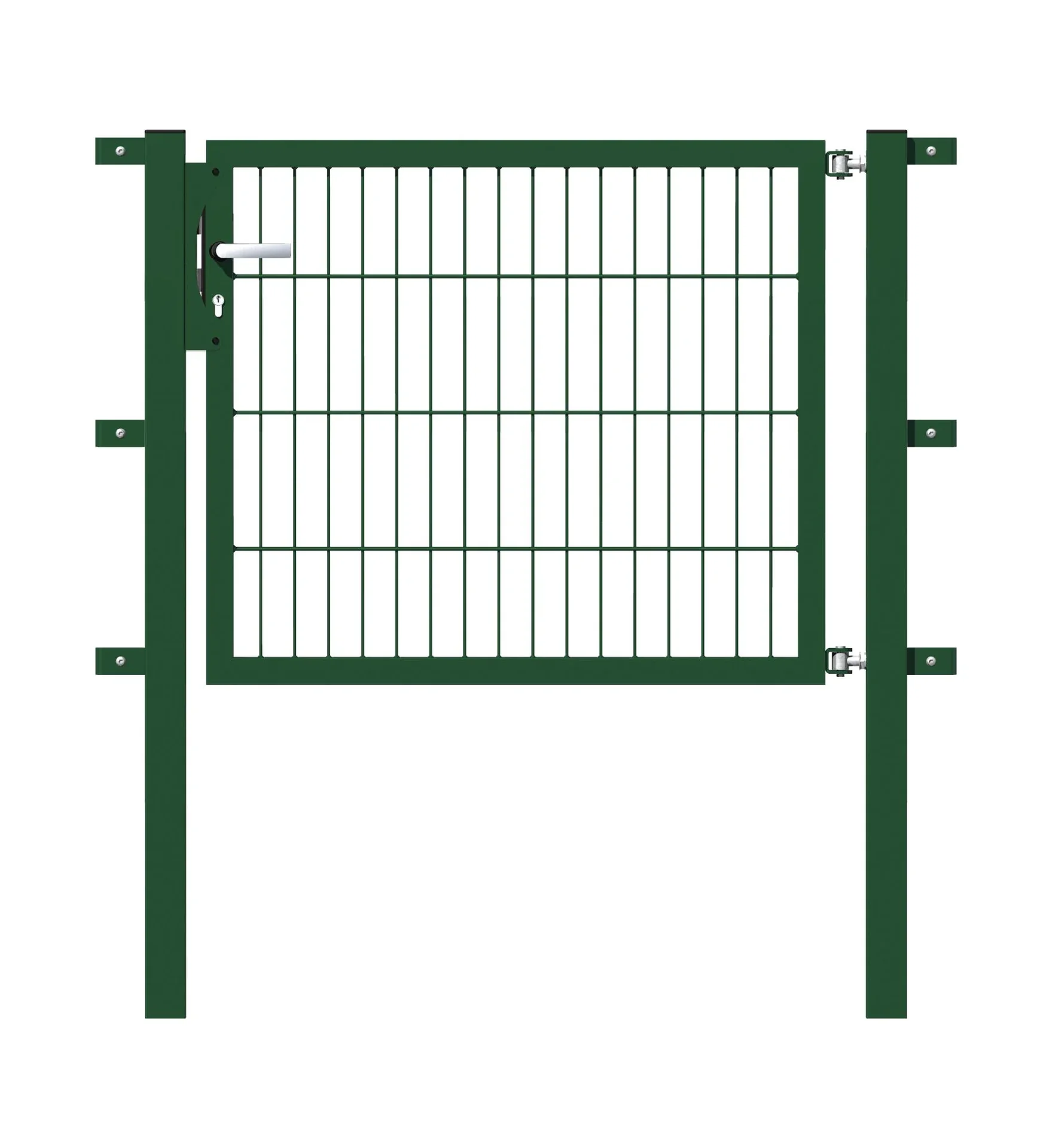 Einzeltor Flexo mit Zubehör, grün/ Breite 100 cm, Höhe 100 cm - 0
