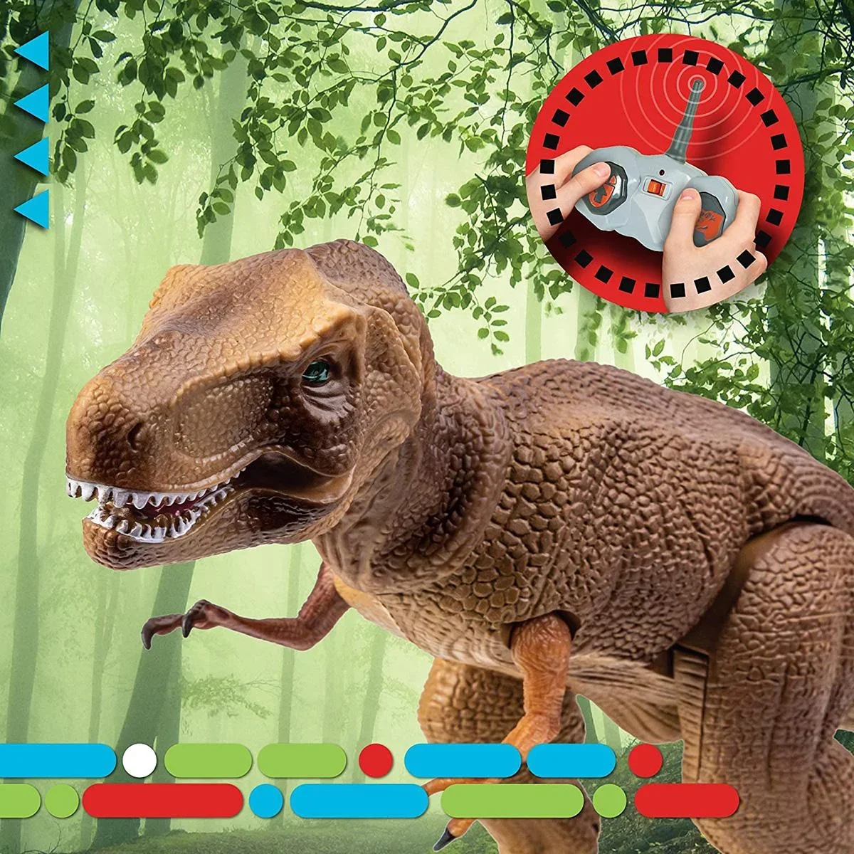 Discovery Kids RC T-Rex Dinosaurier beweglicher und laufender Dinosaurier mit Sound und beweglichem Mund - 7