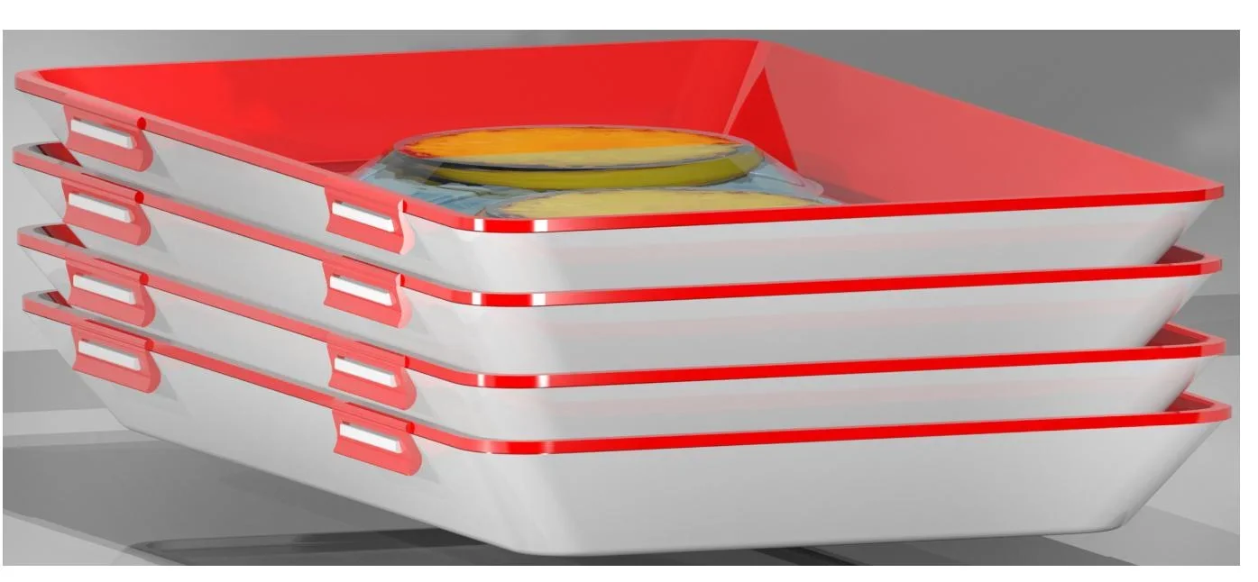 Frischhaltesystem "Clever Tray", 2er Set - 3