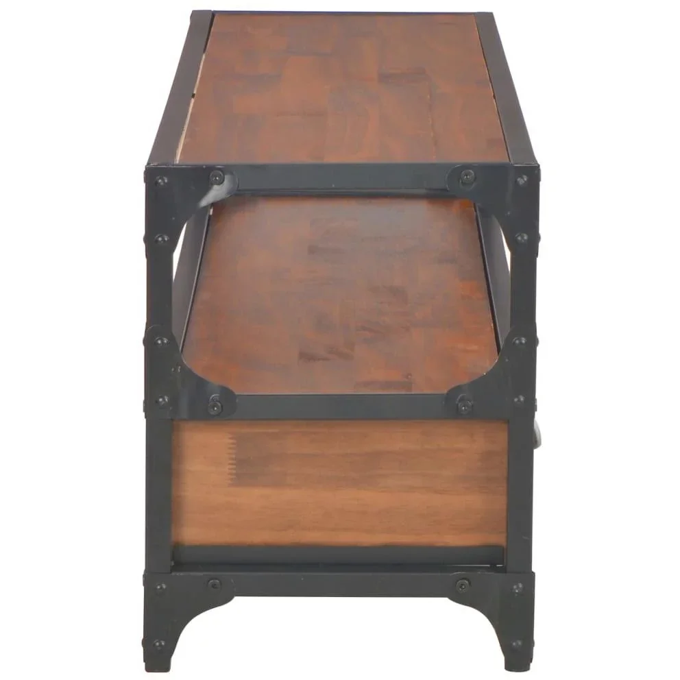 TV-Schrank mit 2 Schubladen 120x30x40 cm Kiefer massiv - 0